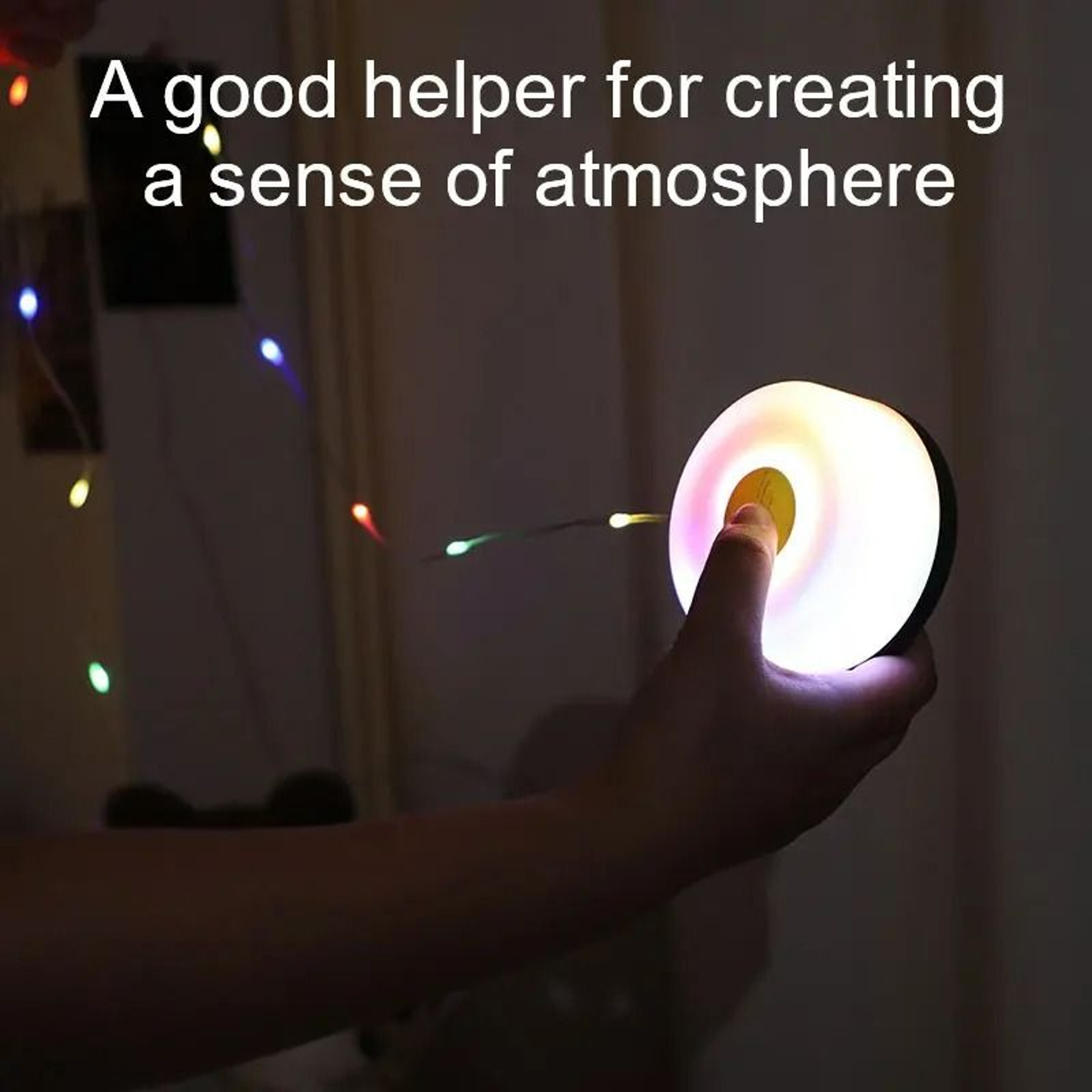 26ft Retractable Camping LED Light String  1800mAh Portable Lantern 2