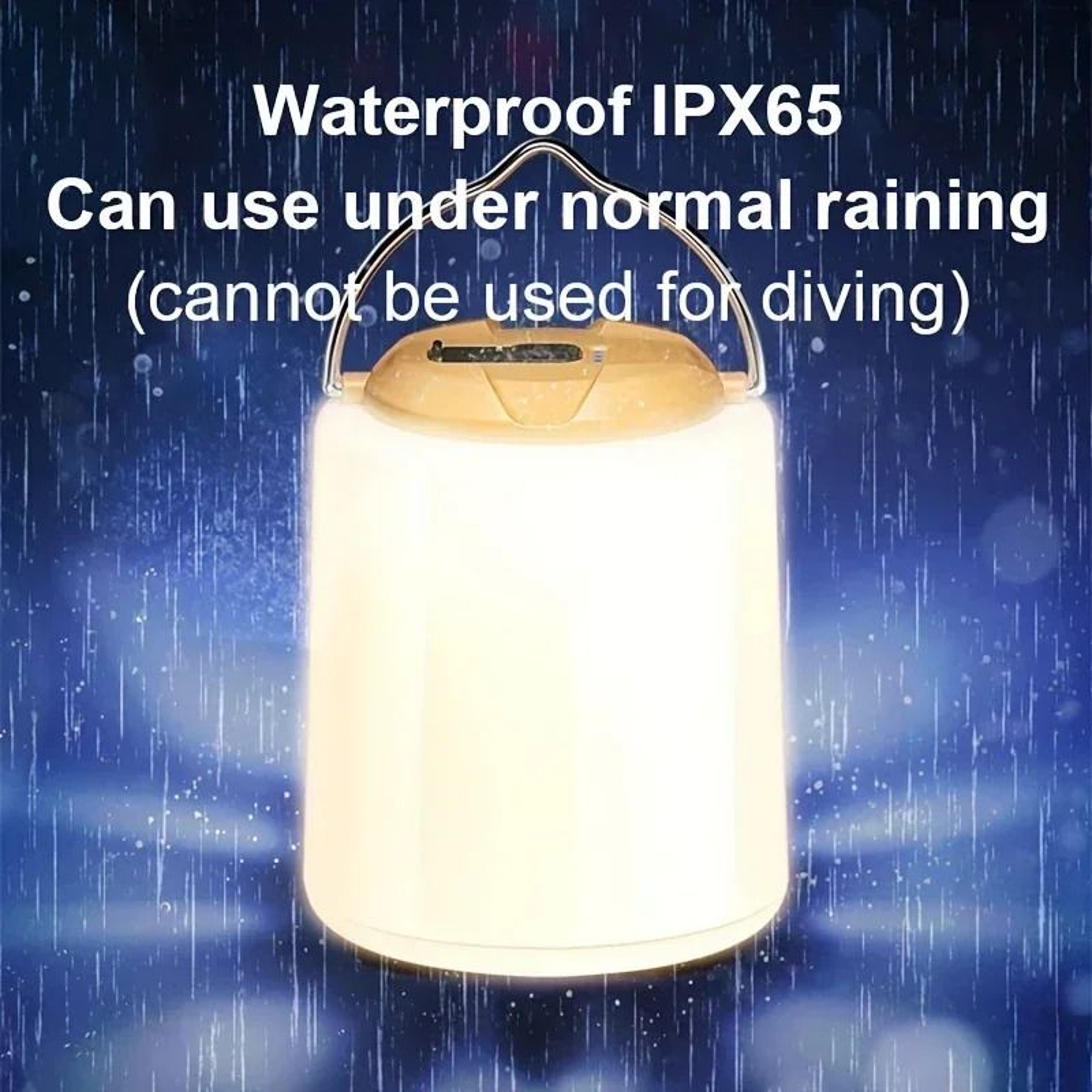 Portable USB Rechargeable Hanging Camping Light  Emergency Lantern 6