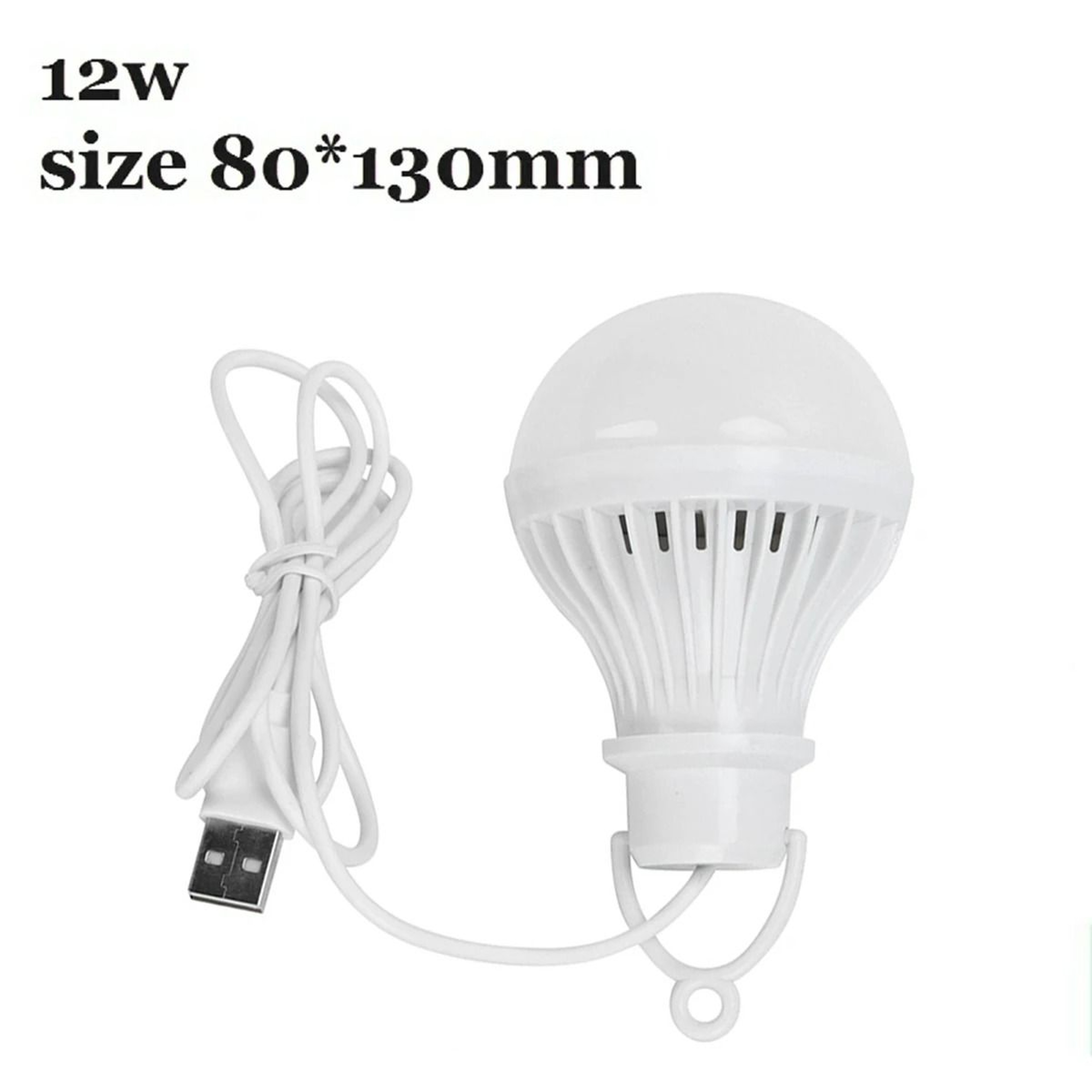 USBPowered Mini LED Tent Bulb With Cable  Hanging Clip 8