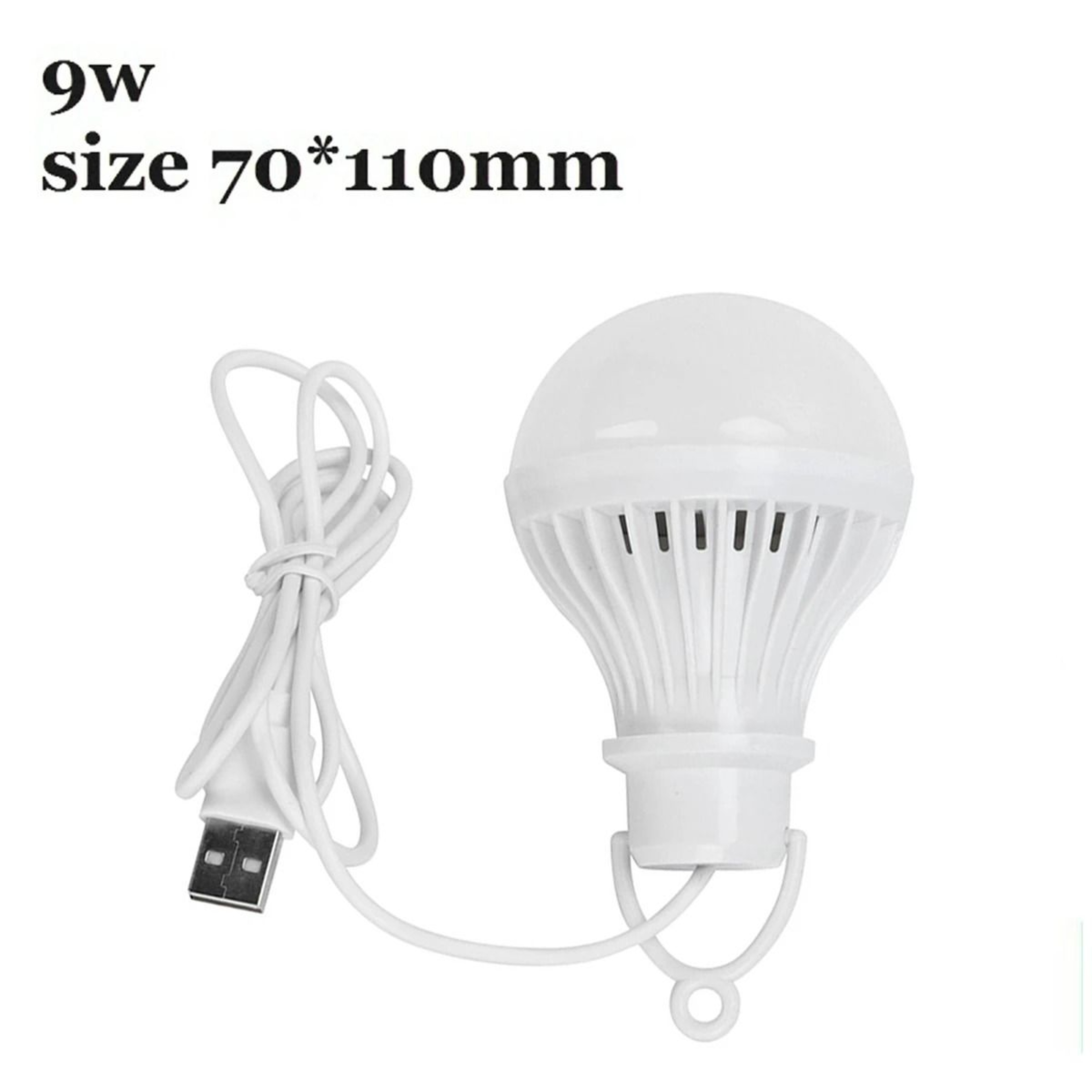 USBPowered Mini LED Tent Bulb With Cable  Hanging Clip 9