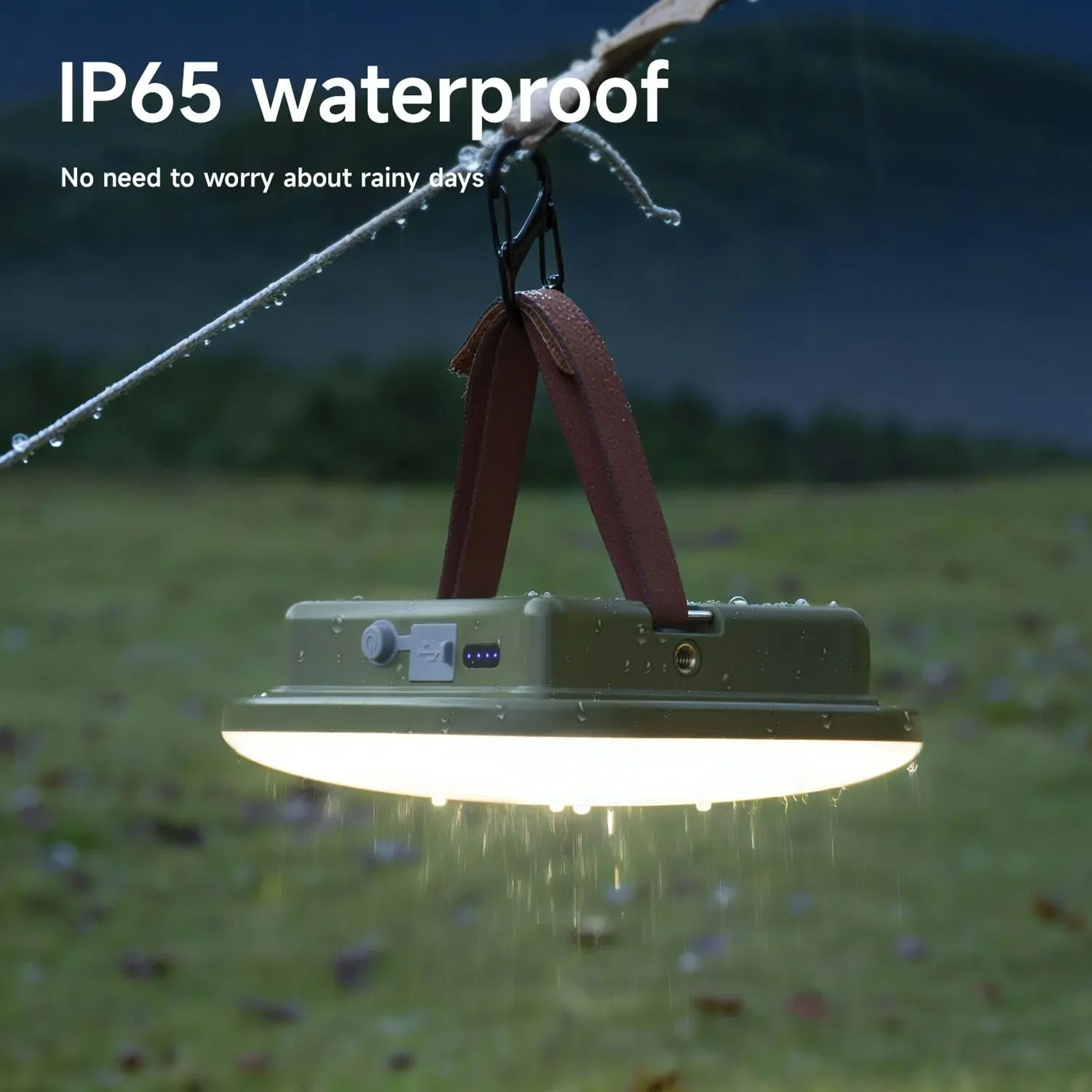 24W PD FastCharging Camping Lantern  MultiMode Emergency Work Light 4