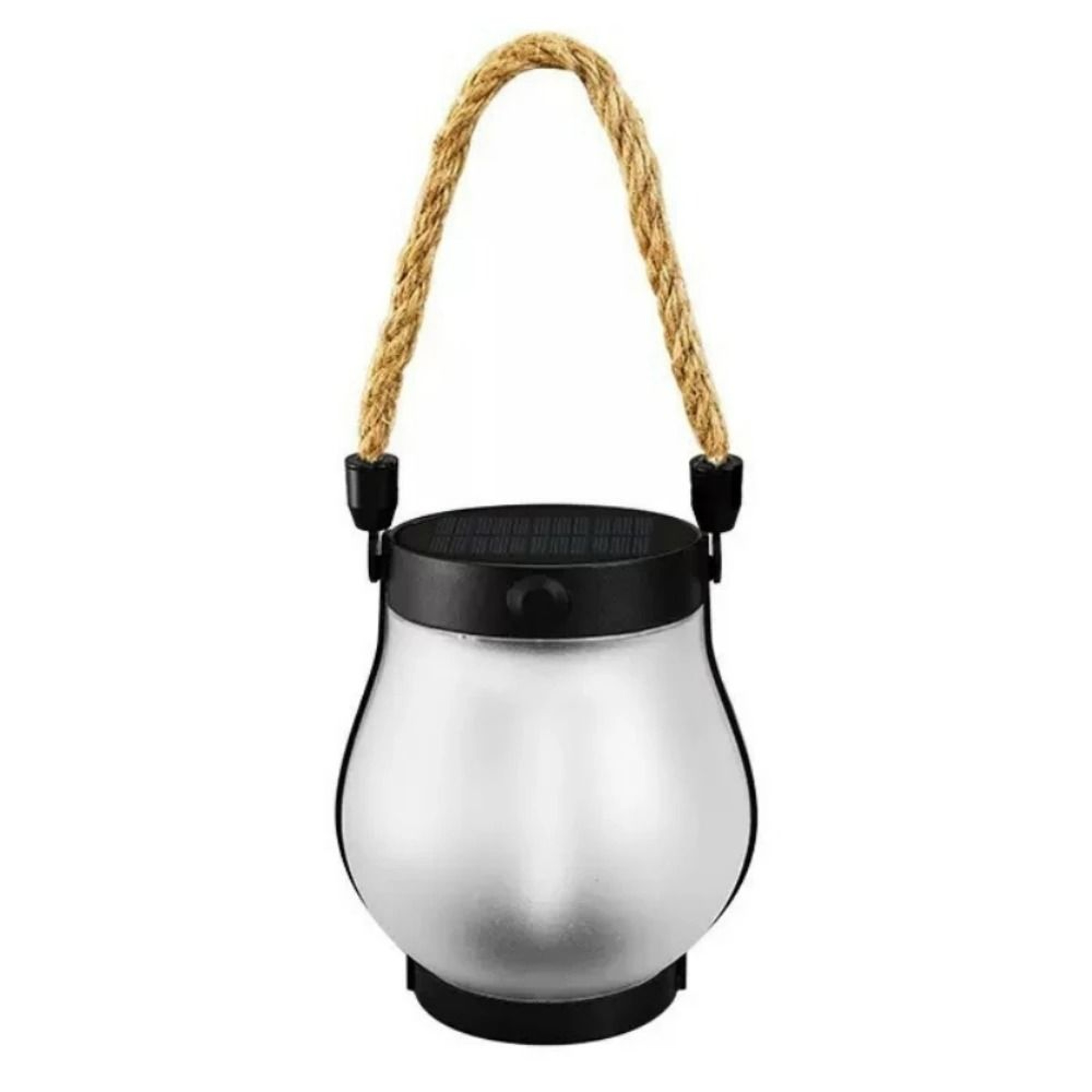 DualPower Solar  USB Flickering Flame Lantern For Patio  Yard Decor 6