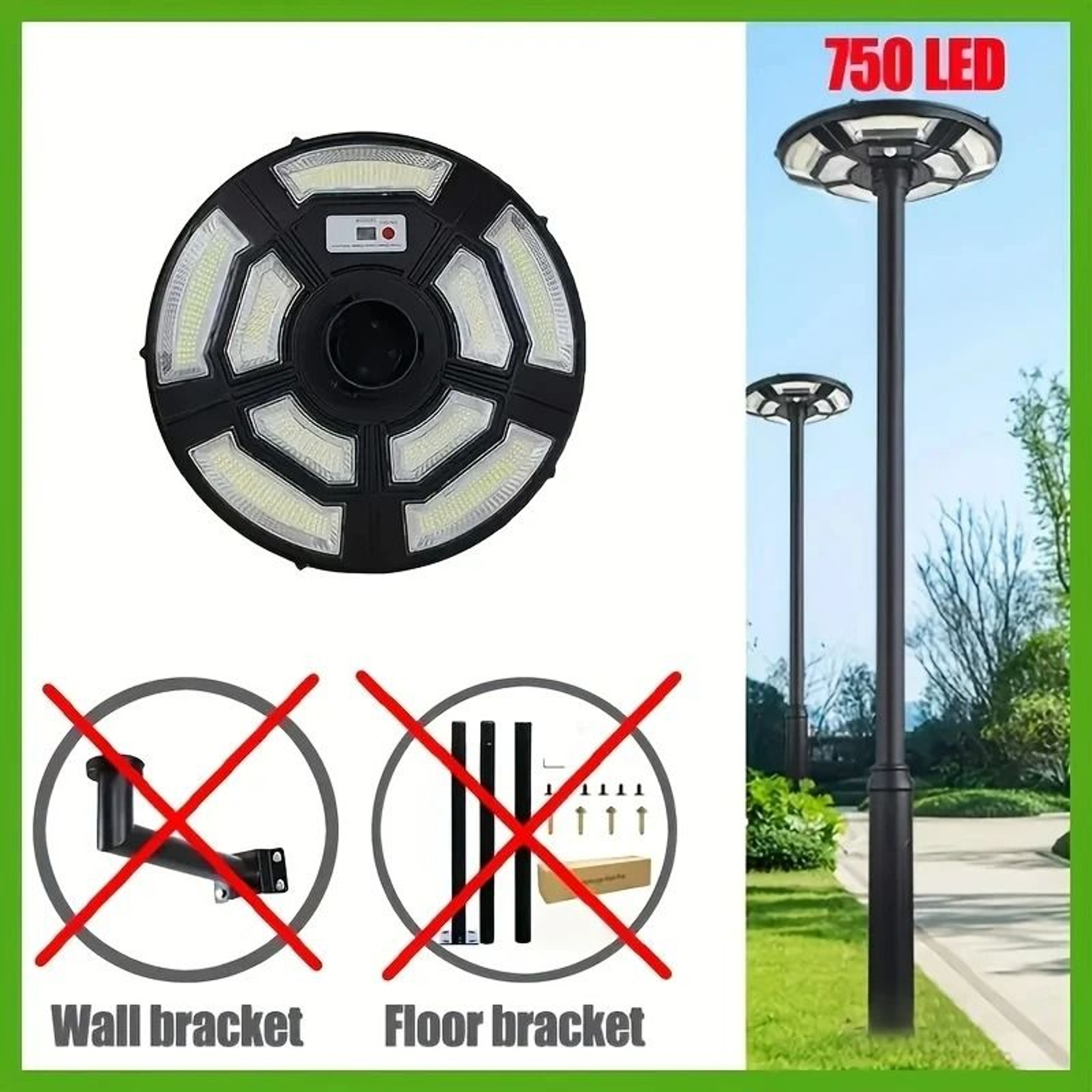 UFO Solar Powered Motion Sensor Courtyard Light 4