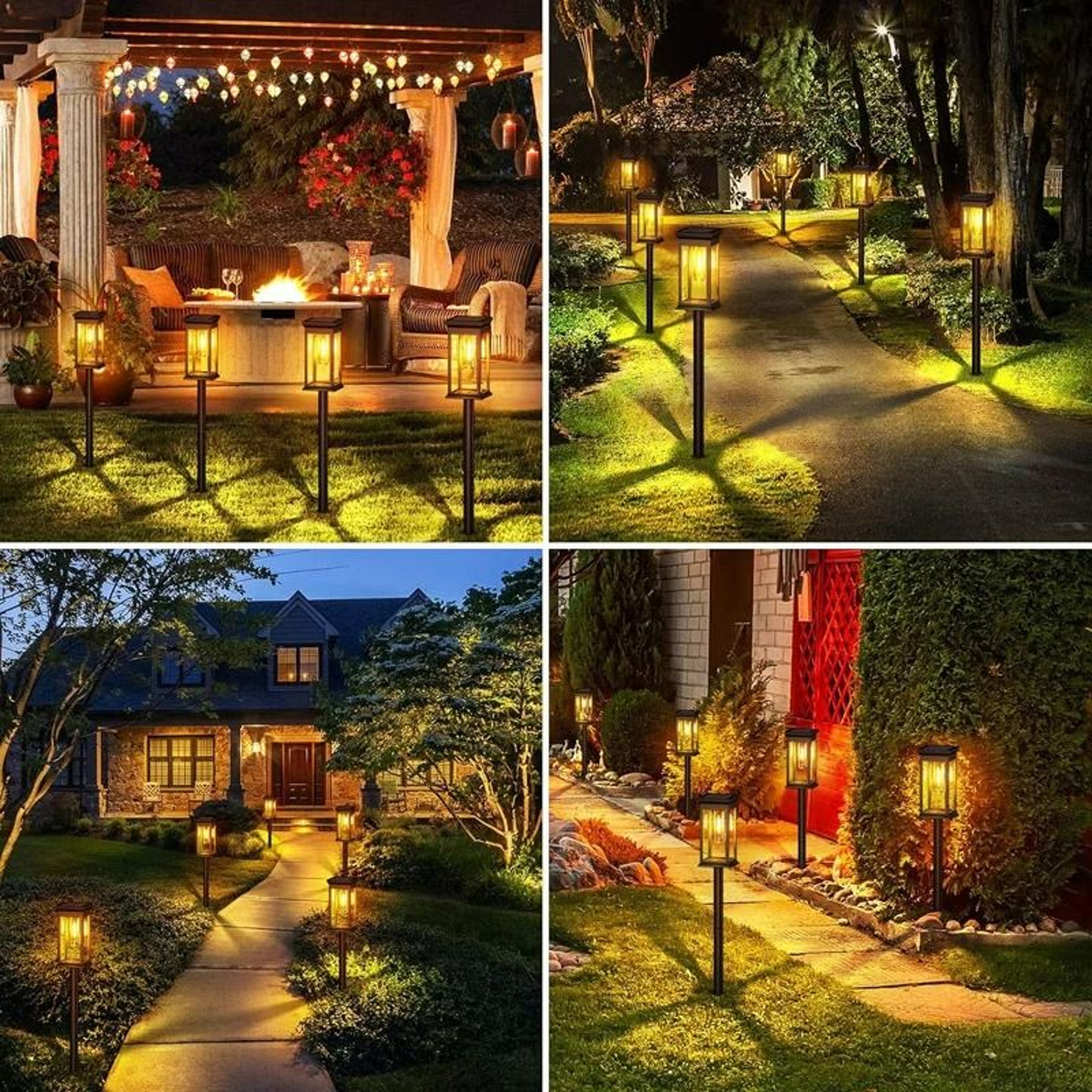 2Pack Solar Outdoor Landscape Path Lights 6