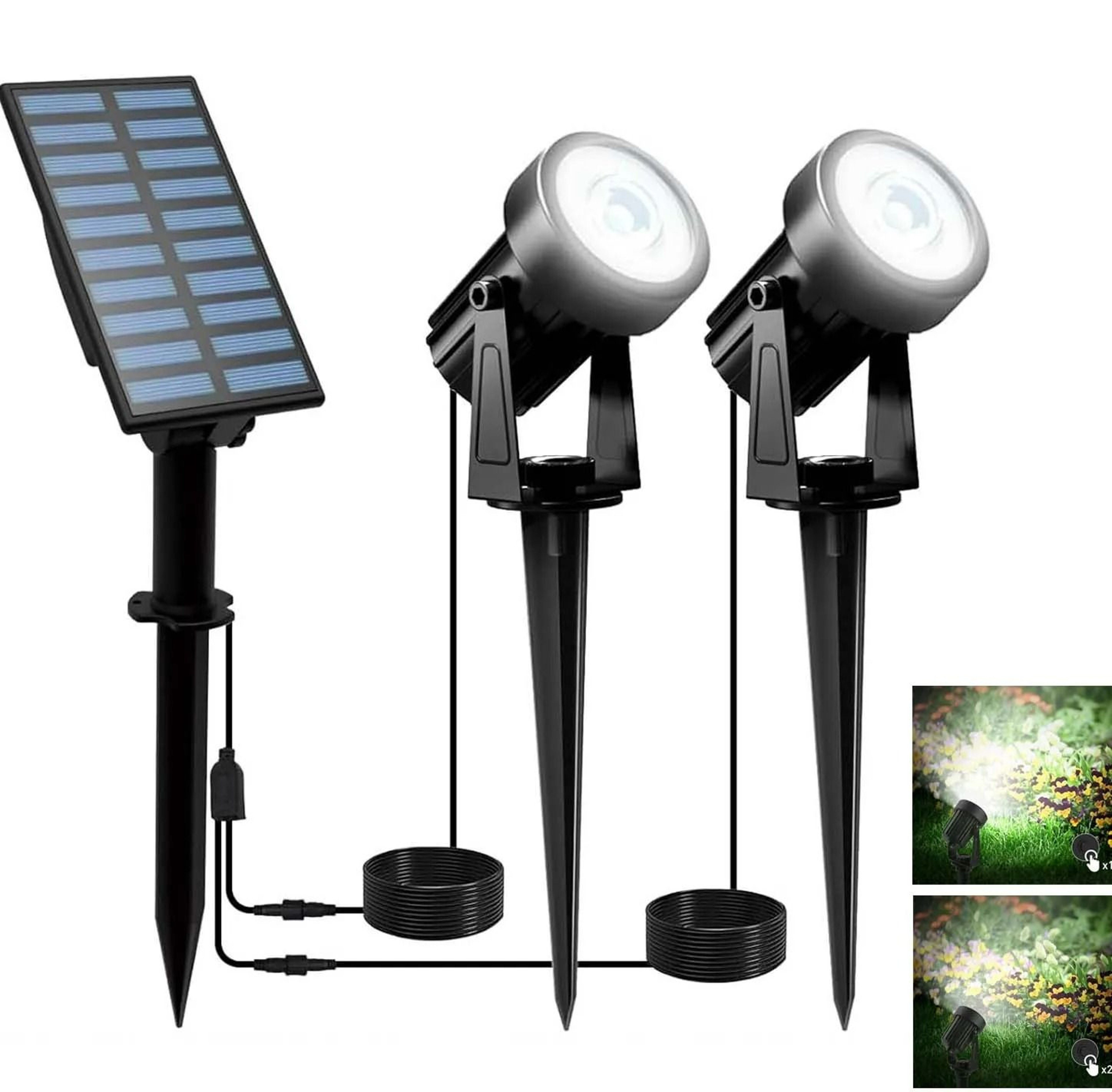 Solar Outdoor Adjustable LED Landscape Spotlight 11