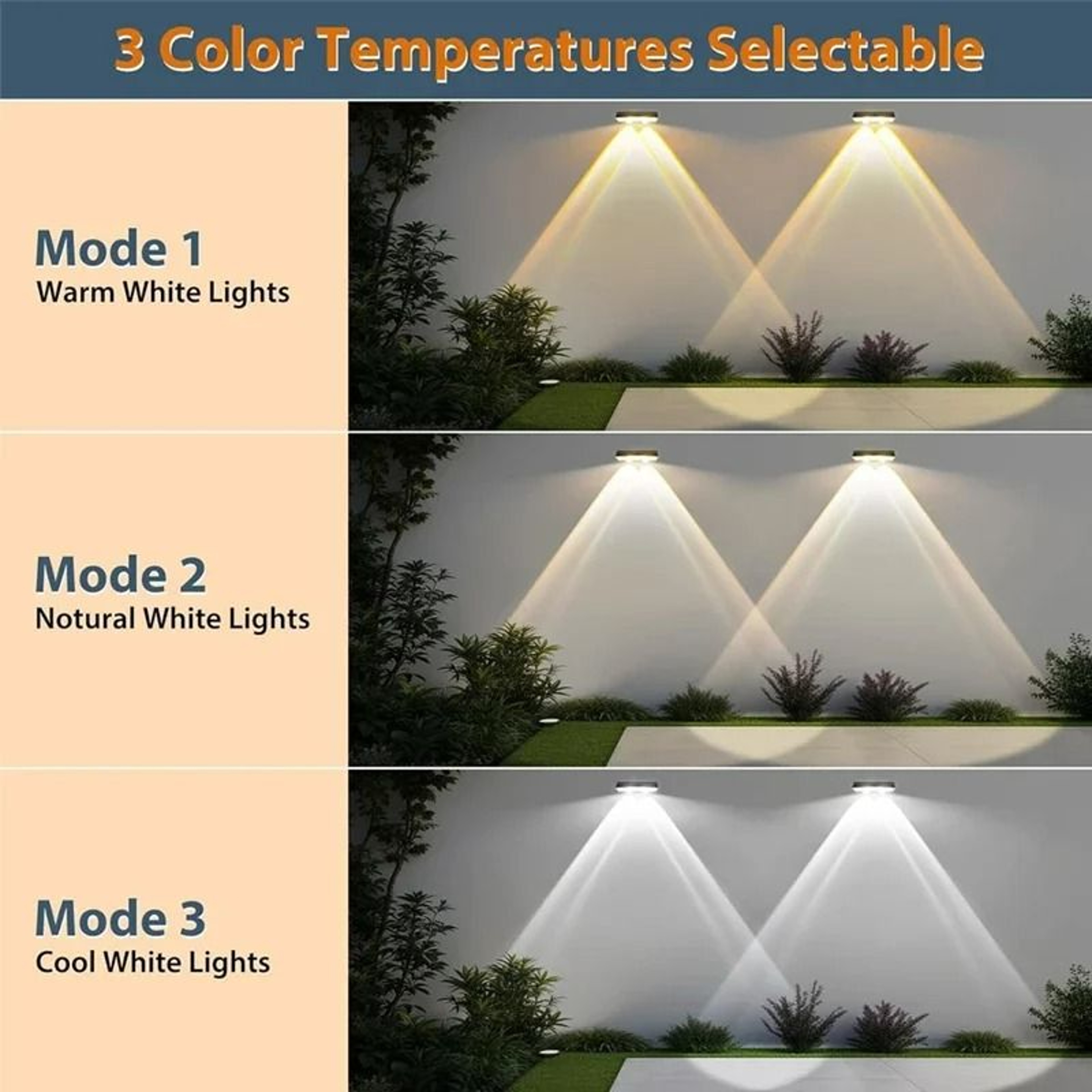 Solar Powered LED Fence  Deck Accent Light 3