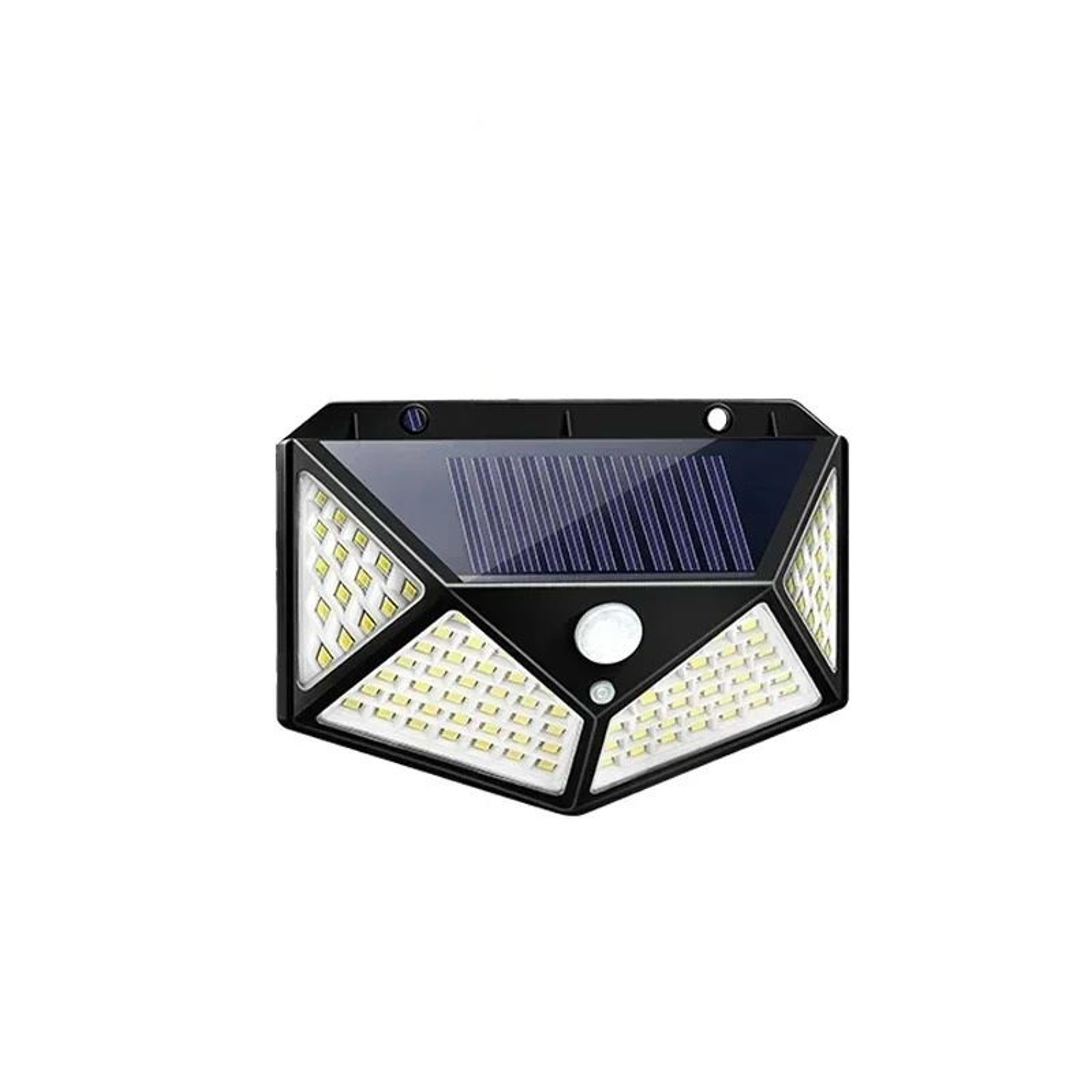 100 LED 4Side Solar Motion Sensor Outdoor Wall Light 6