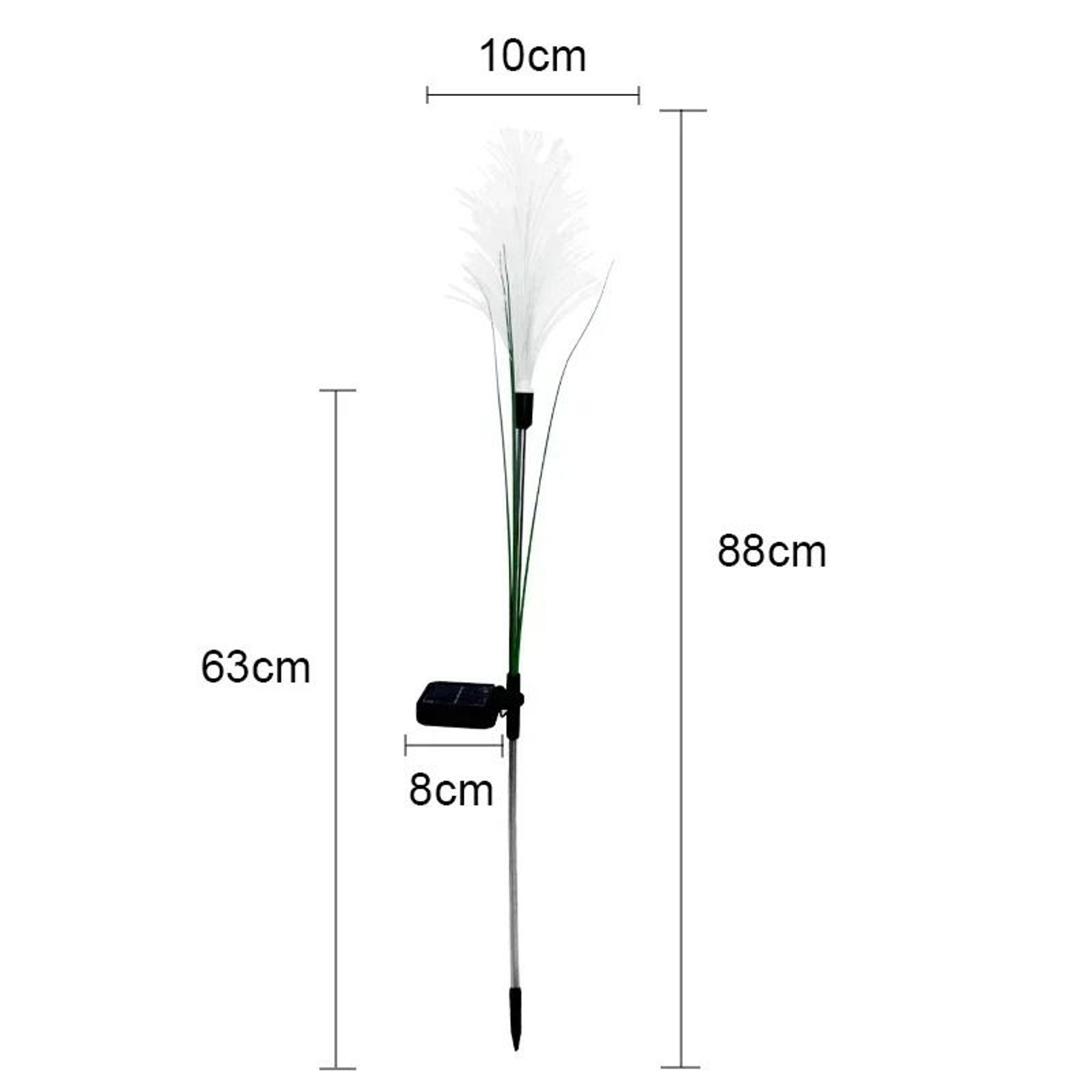 Solar Outdoor Reed Garden Stake Light 5