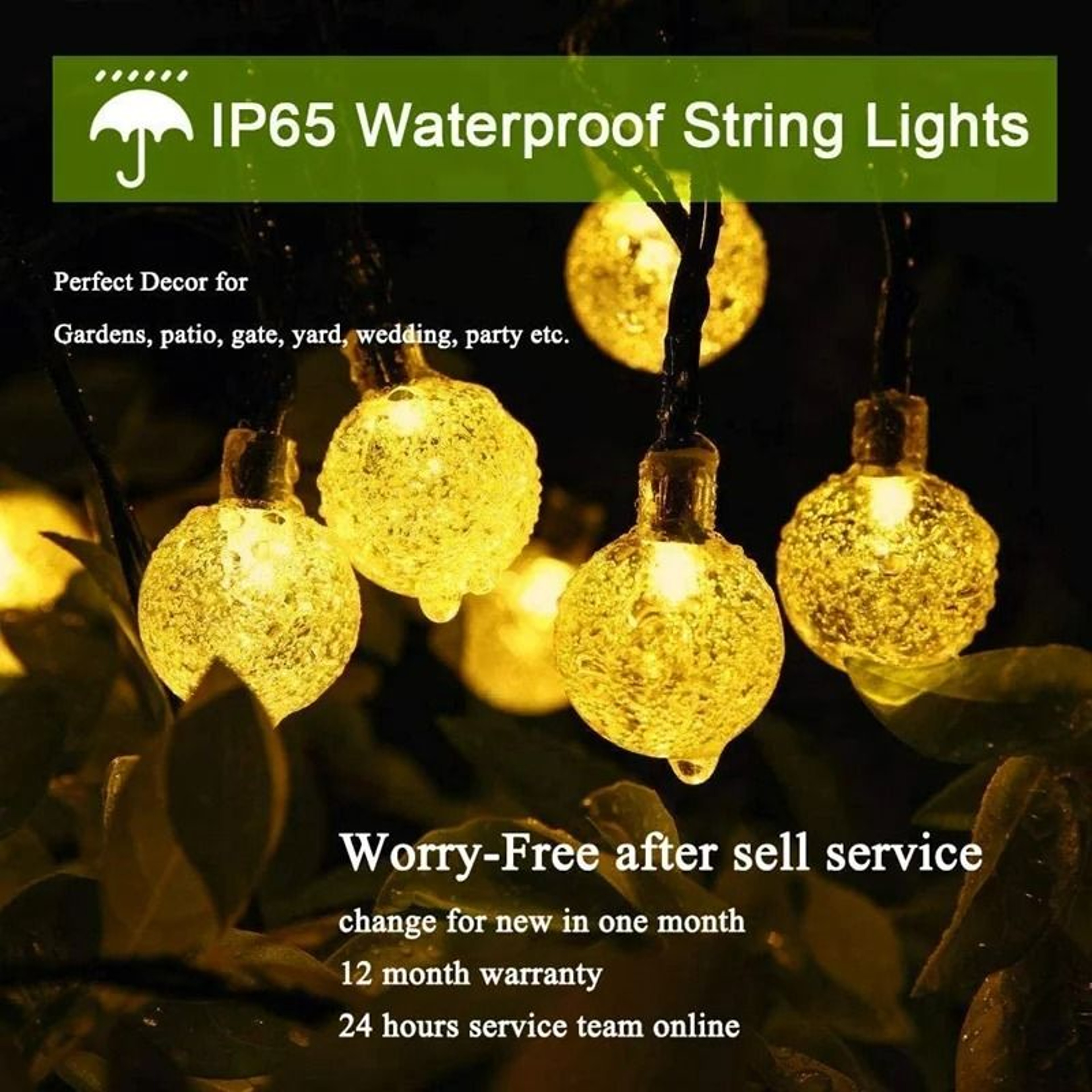 Solar Outdoor Waterproof 8Mode Fairy String Light 2