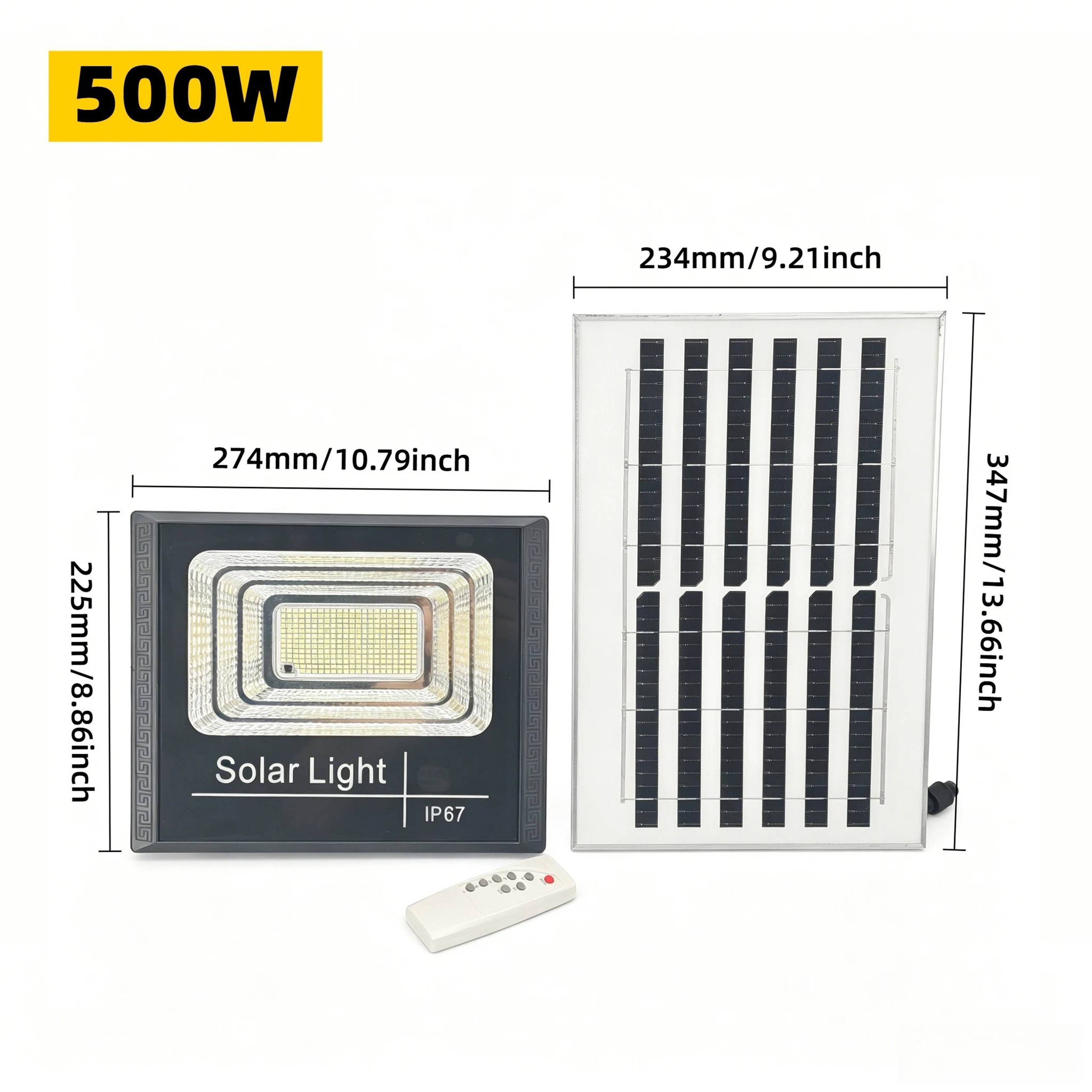 Commercial Extra HighPower Super Bright Solar Floodlight 4