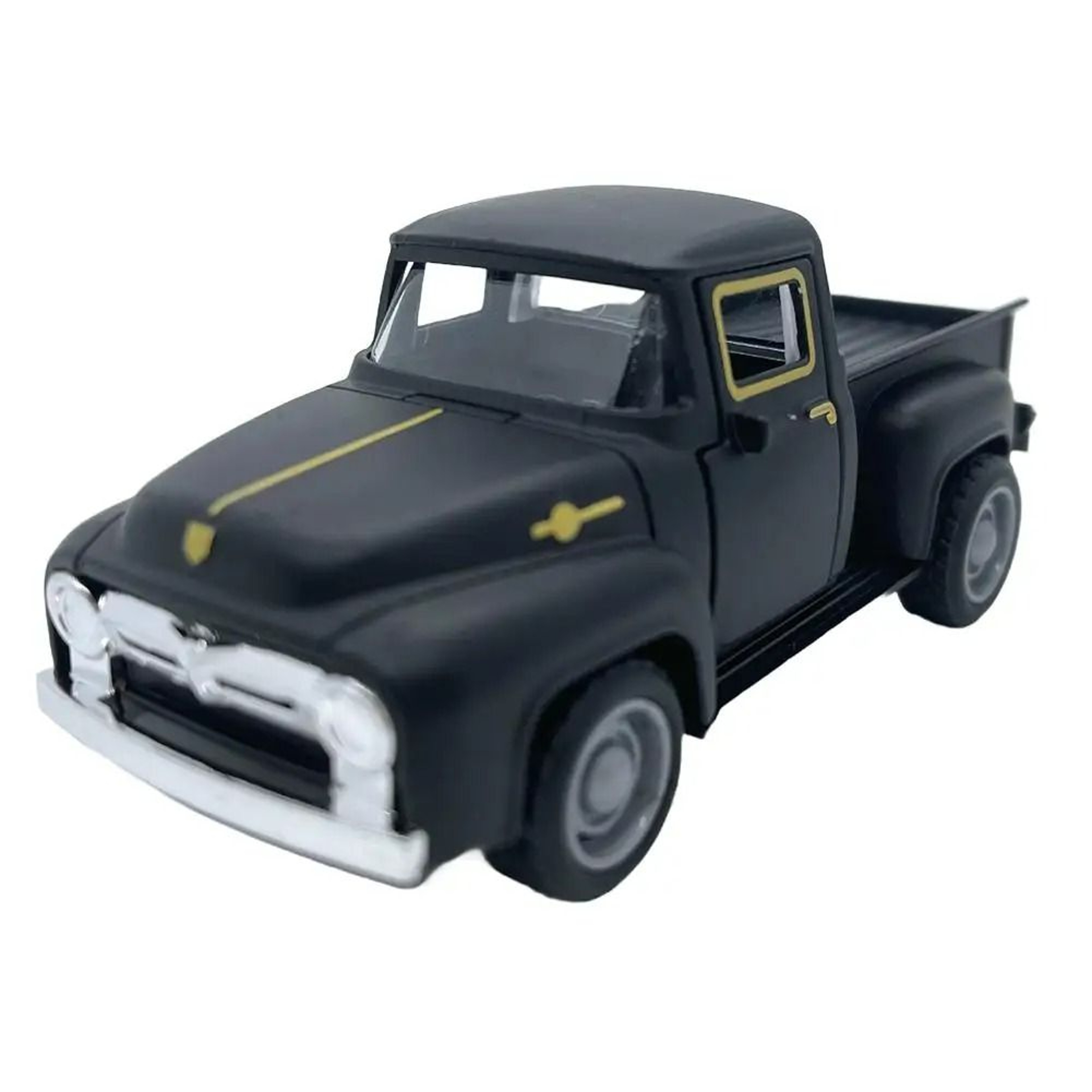 Vintage Alloy Red Metal Truck PullBack Diecast Model 7