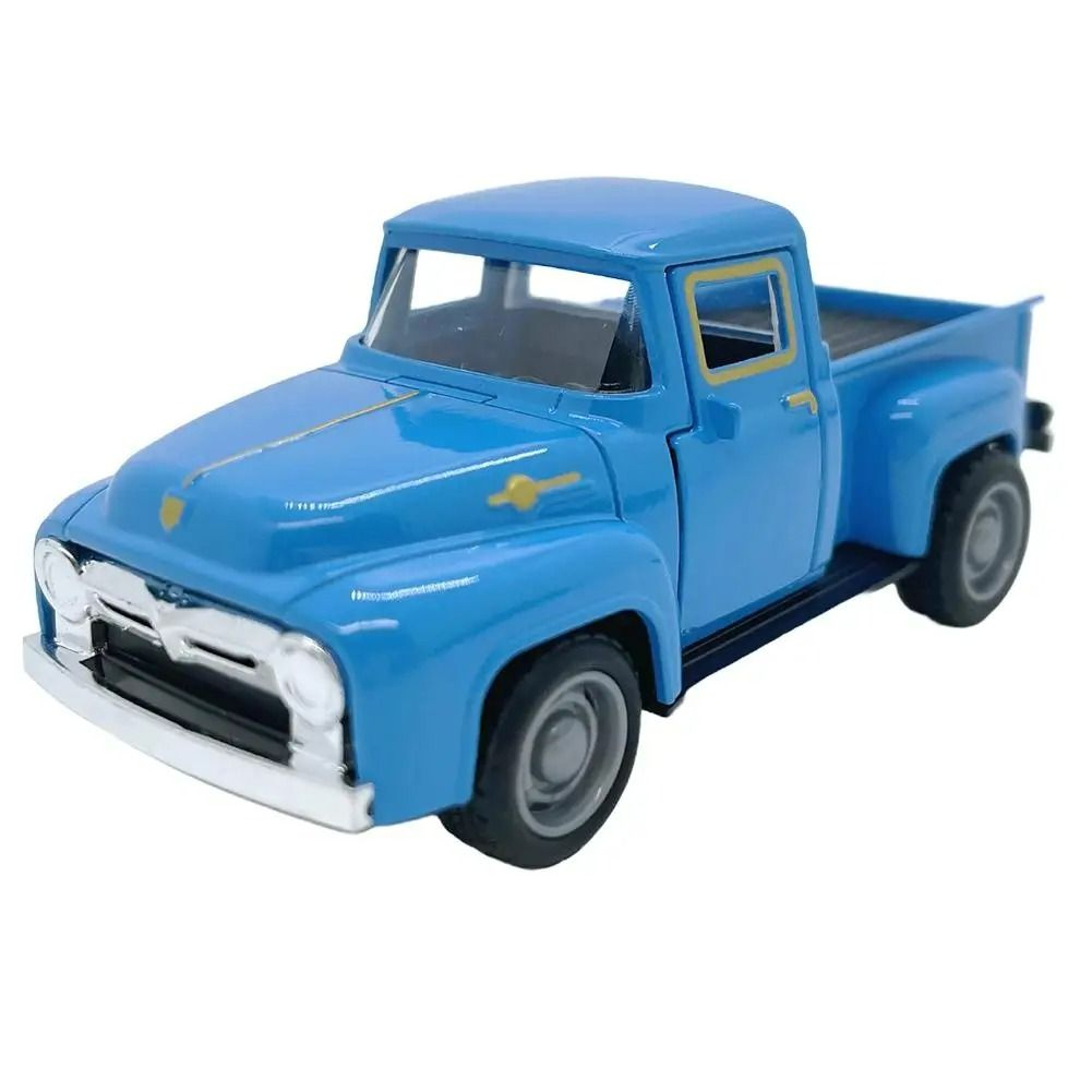 Vintage Alloy Red Metal Truck PullBack Diecast Model 13