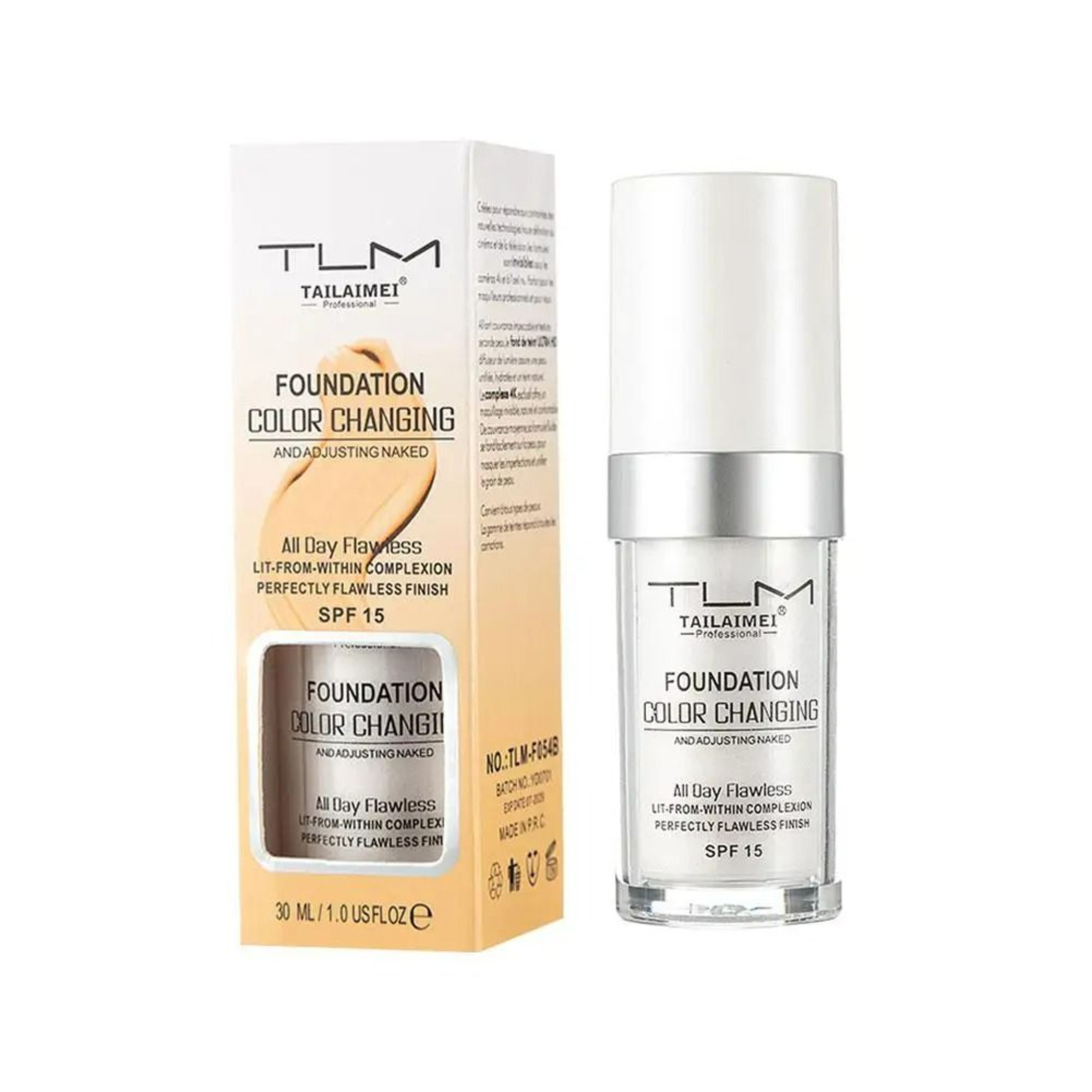 ColorChanging Hydrating Foundation  Waterproof Concealer 6