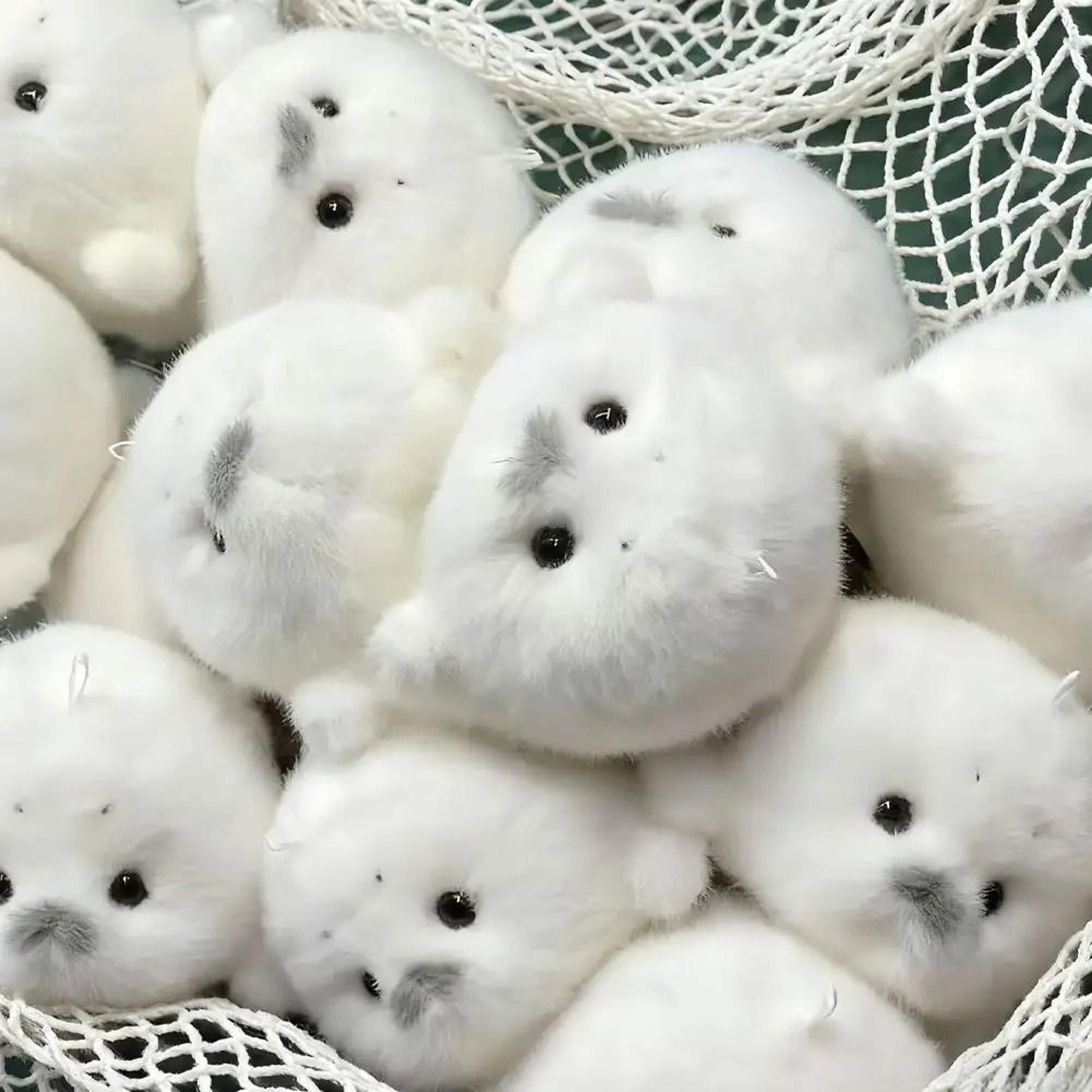 Miniature Plush Seal Keychain Bag Charm 2