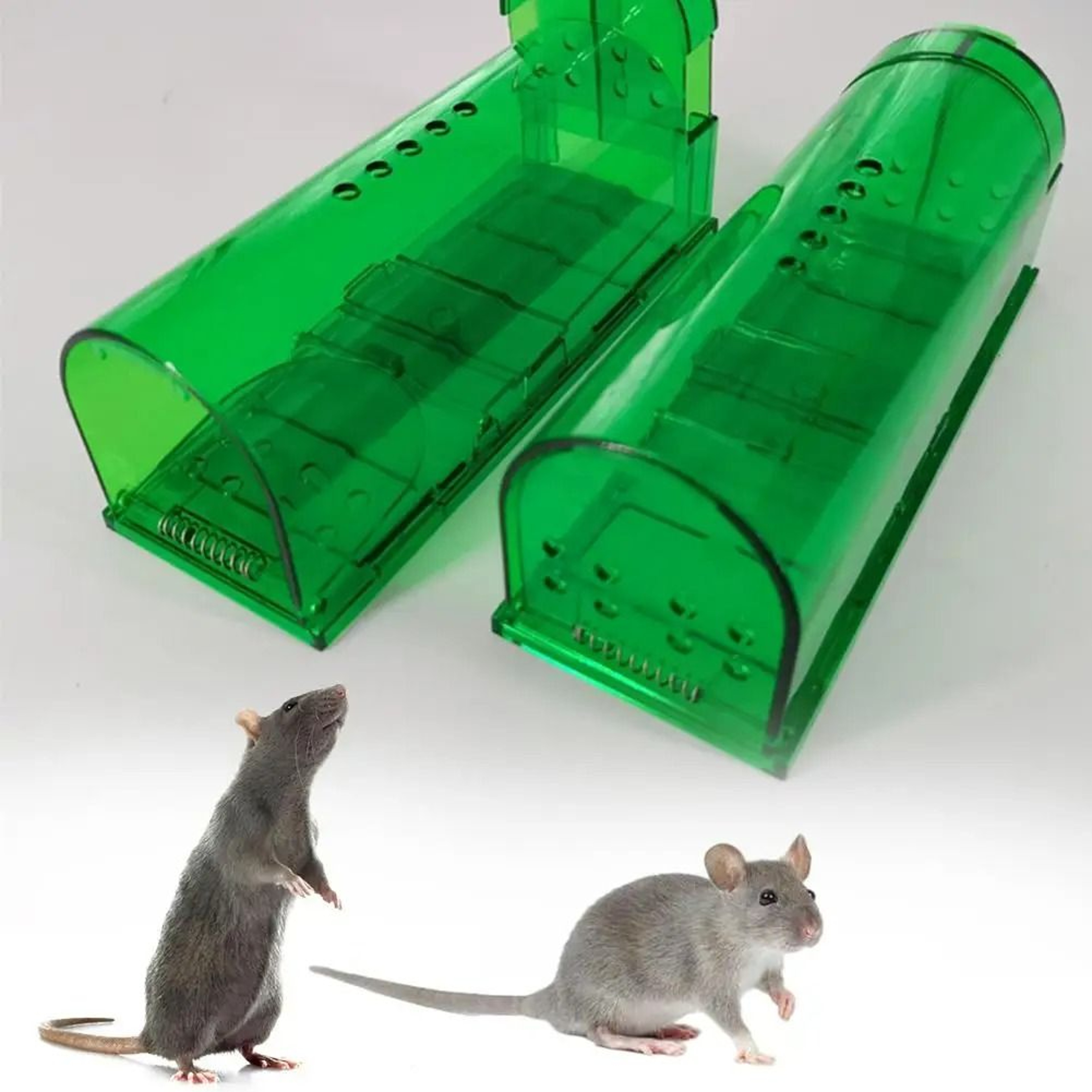 Humane Smart SelfLocking Mousetrap Live Catch Control Cage 3