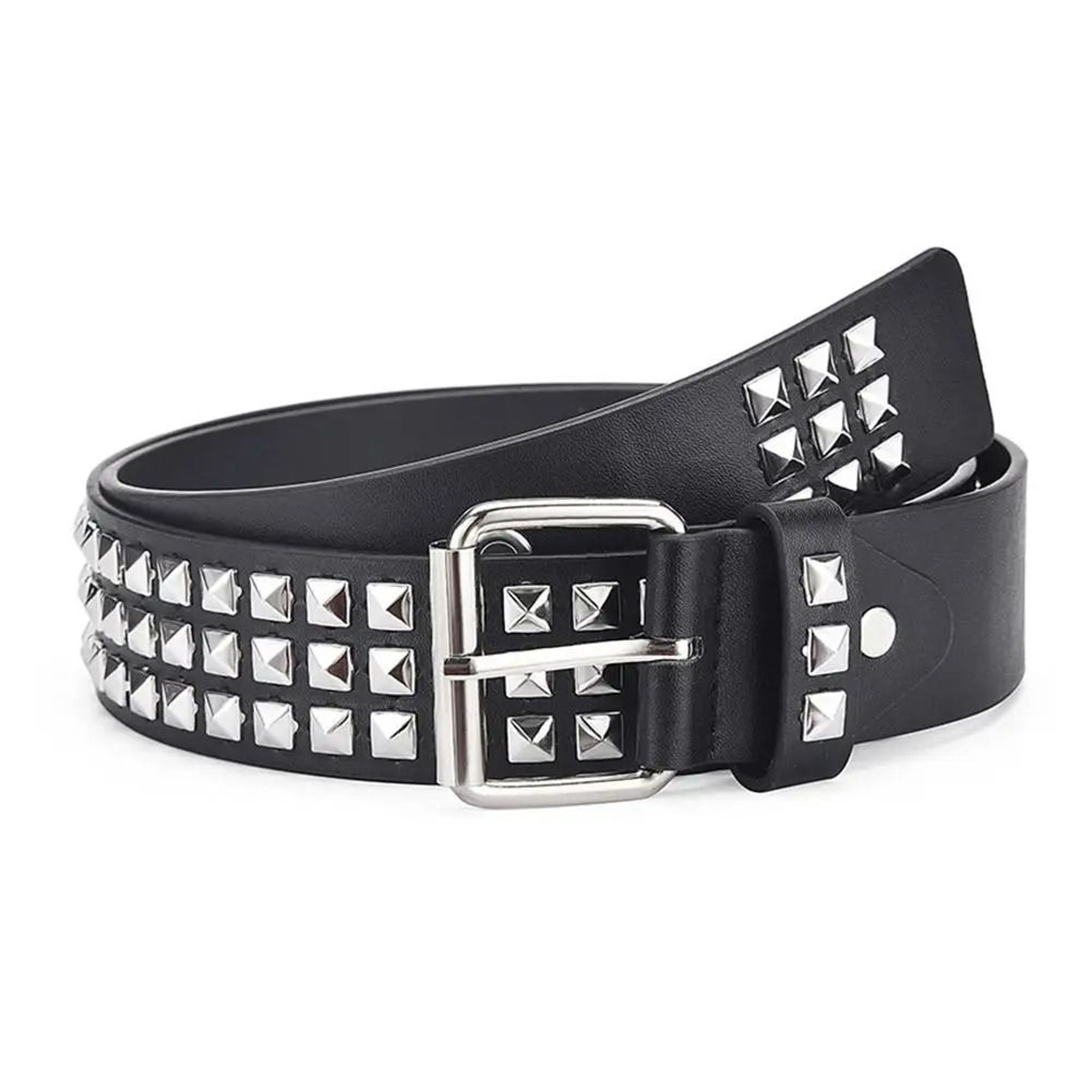 Punk Rock Rivet Studded Belt With Pin Buckle 1