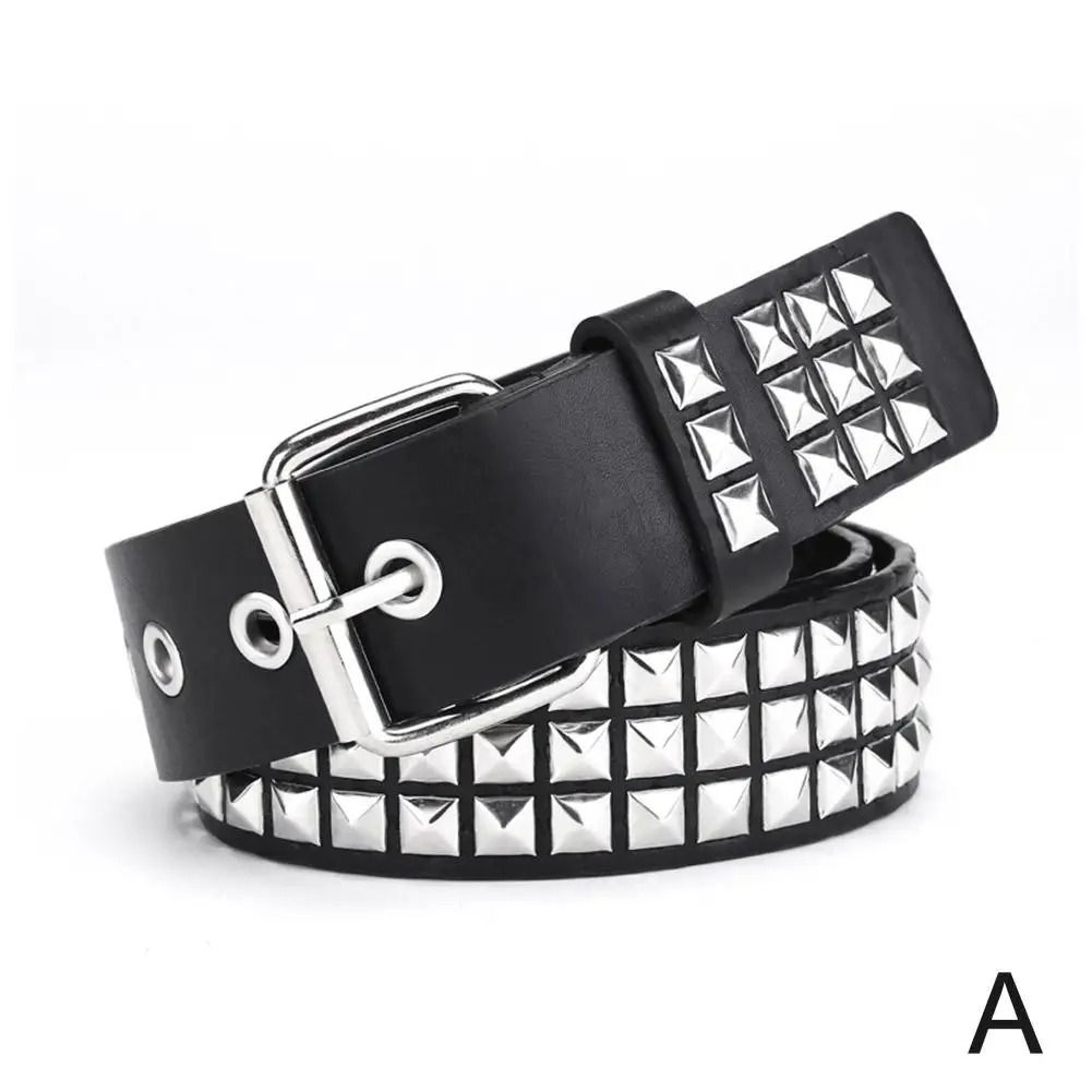 Punk Rock Rivet Studded Belt With Pin Buckle 7