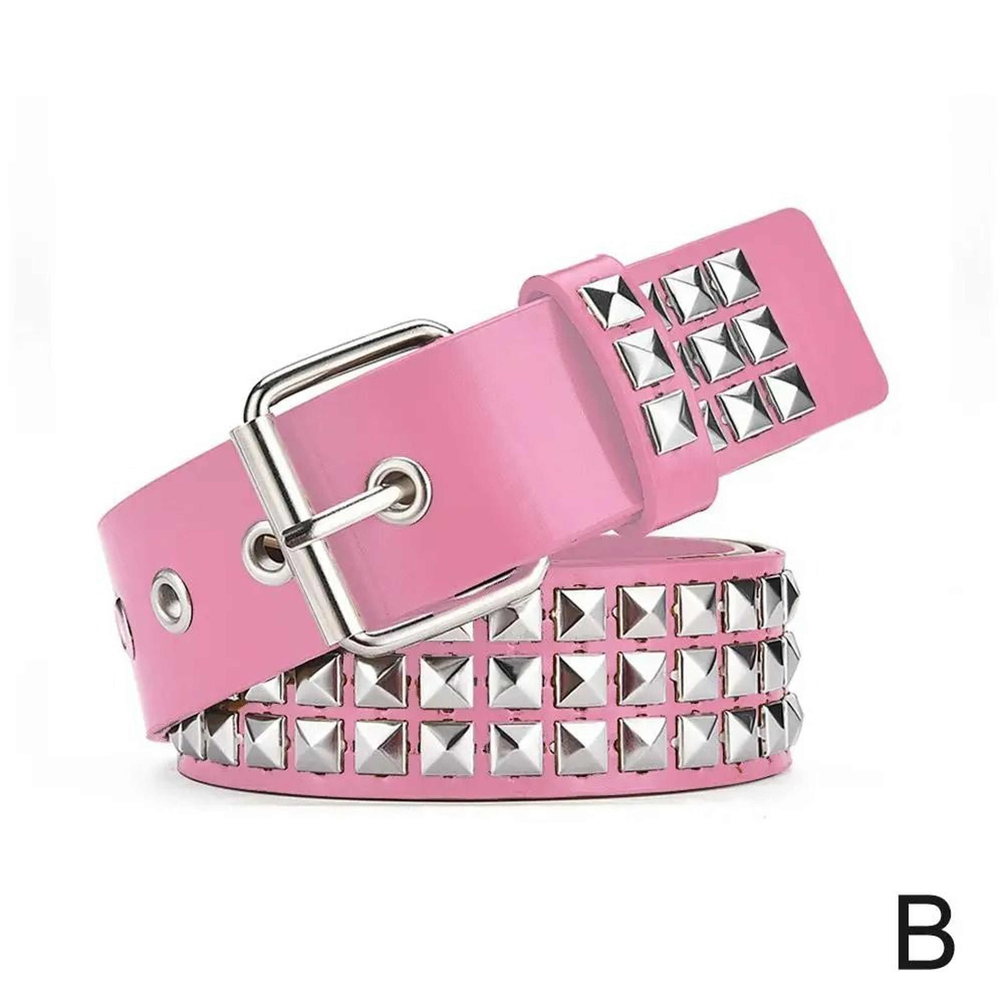 Punk Rock Rivet Studded Belt With Pin Buckle 8