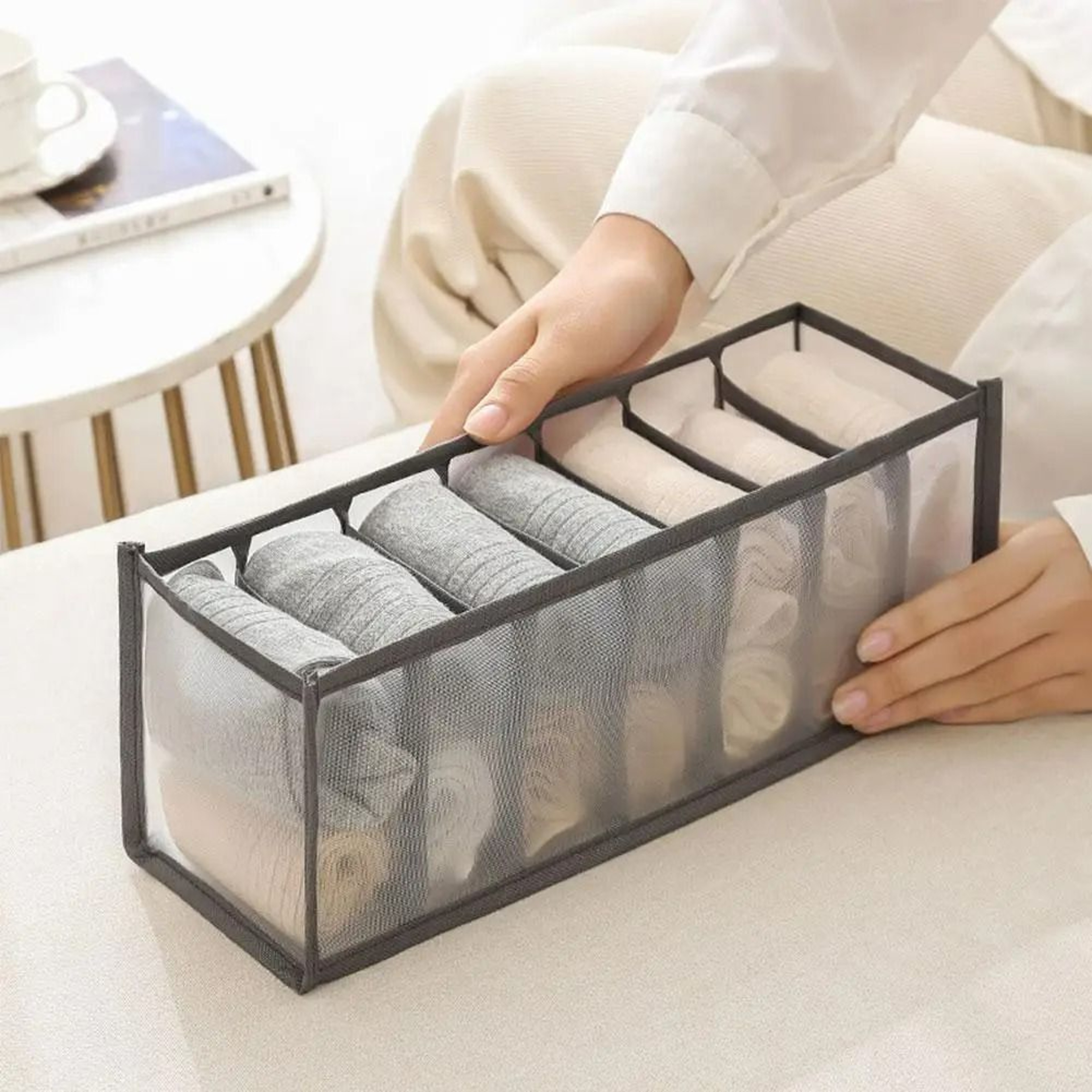 Wardrobe Closet Clothes And Compartment Organizer Box 4