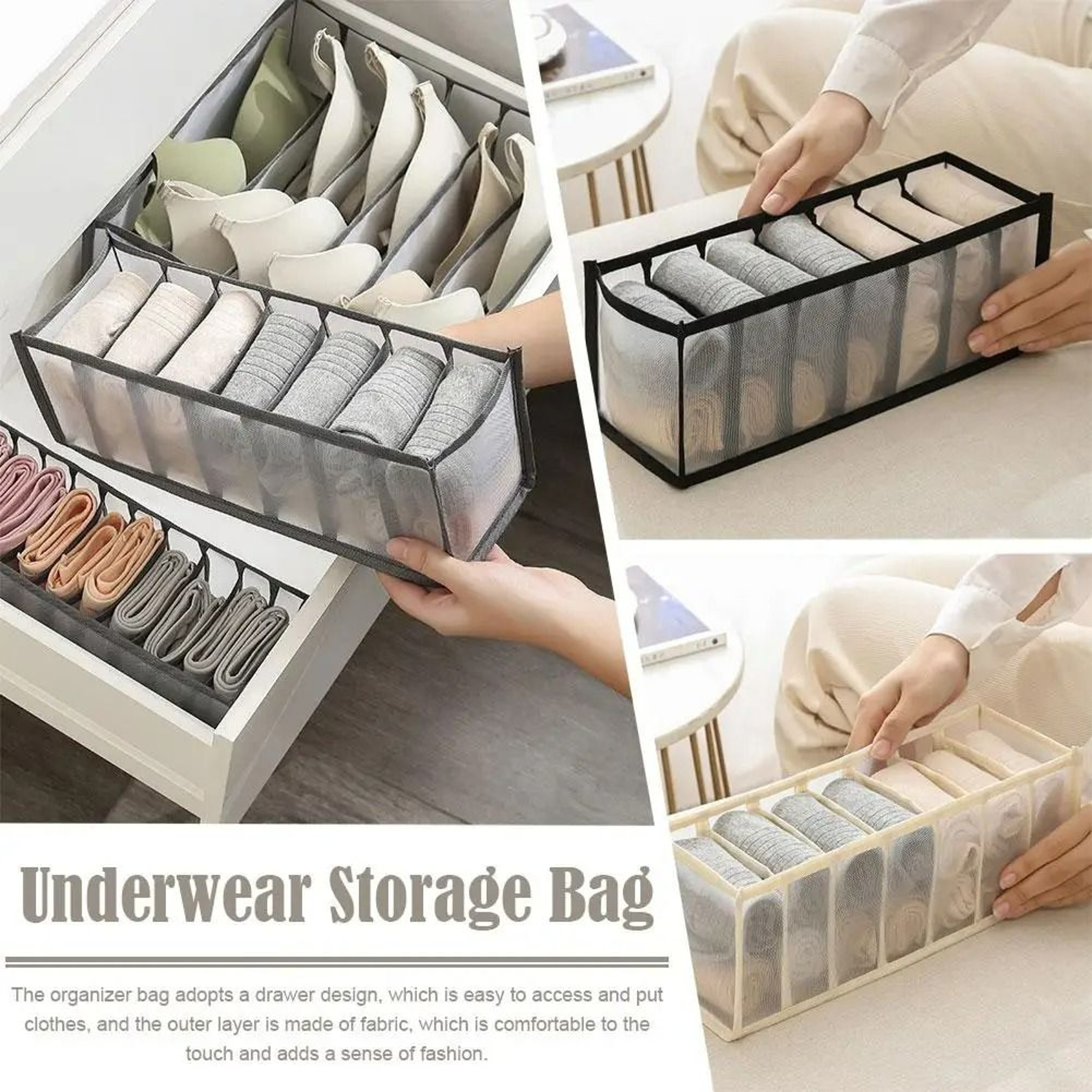 Wardrobe Closet Clothes And Compartment Organizer Box 2