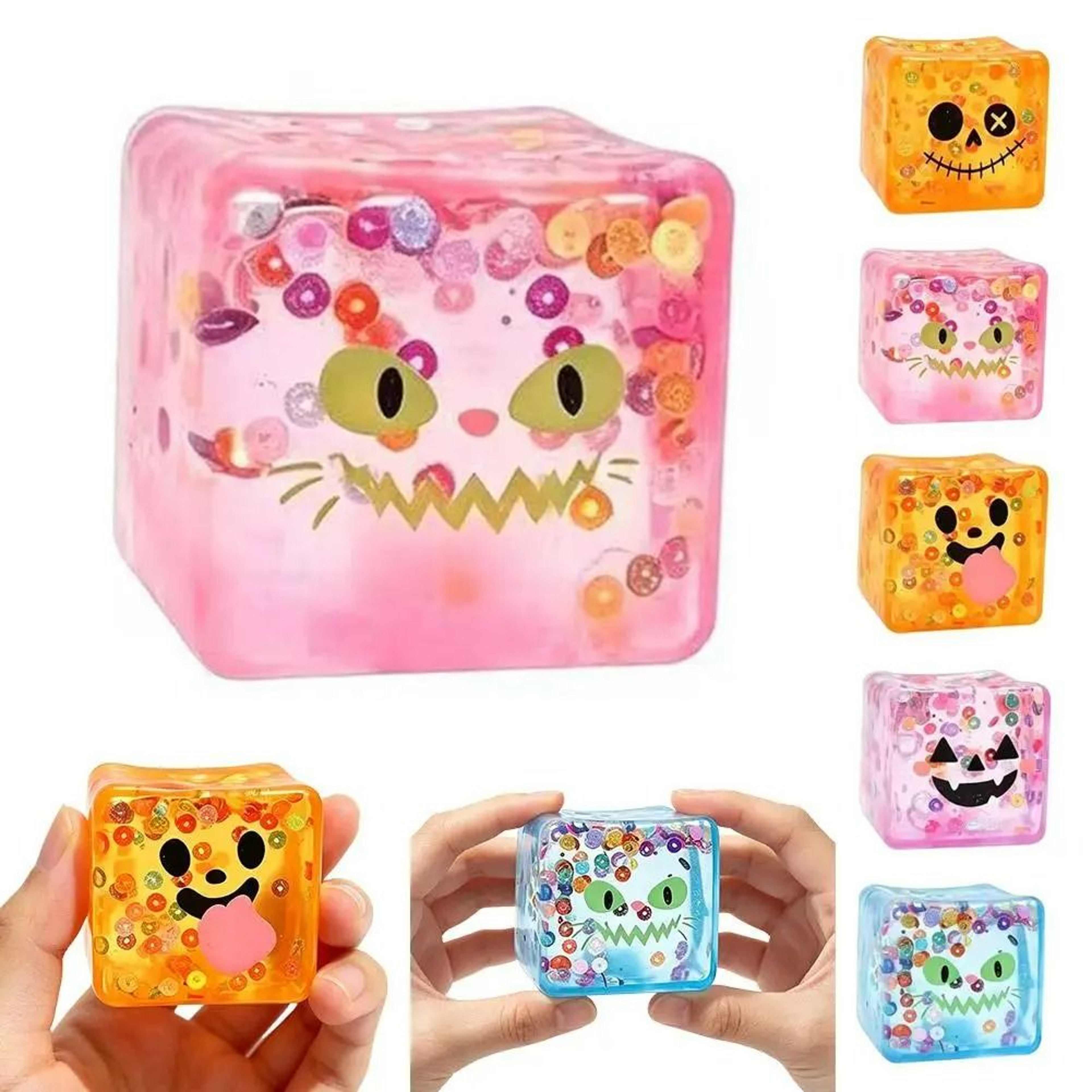 Halloween Ice Cube Sensory Squishy Stress Toy 9