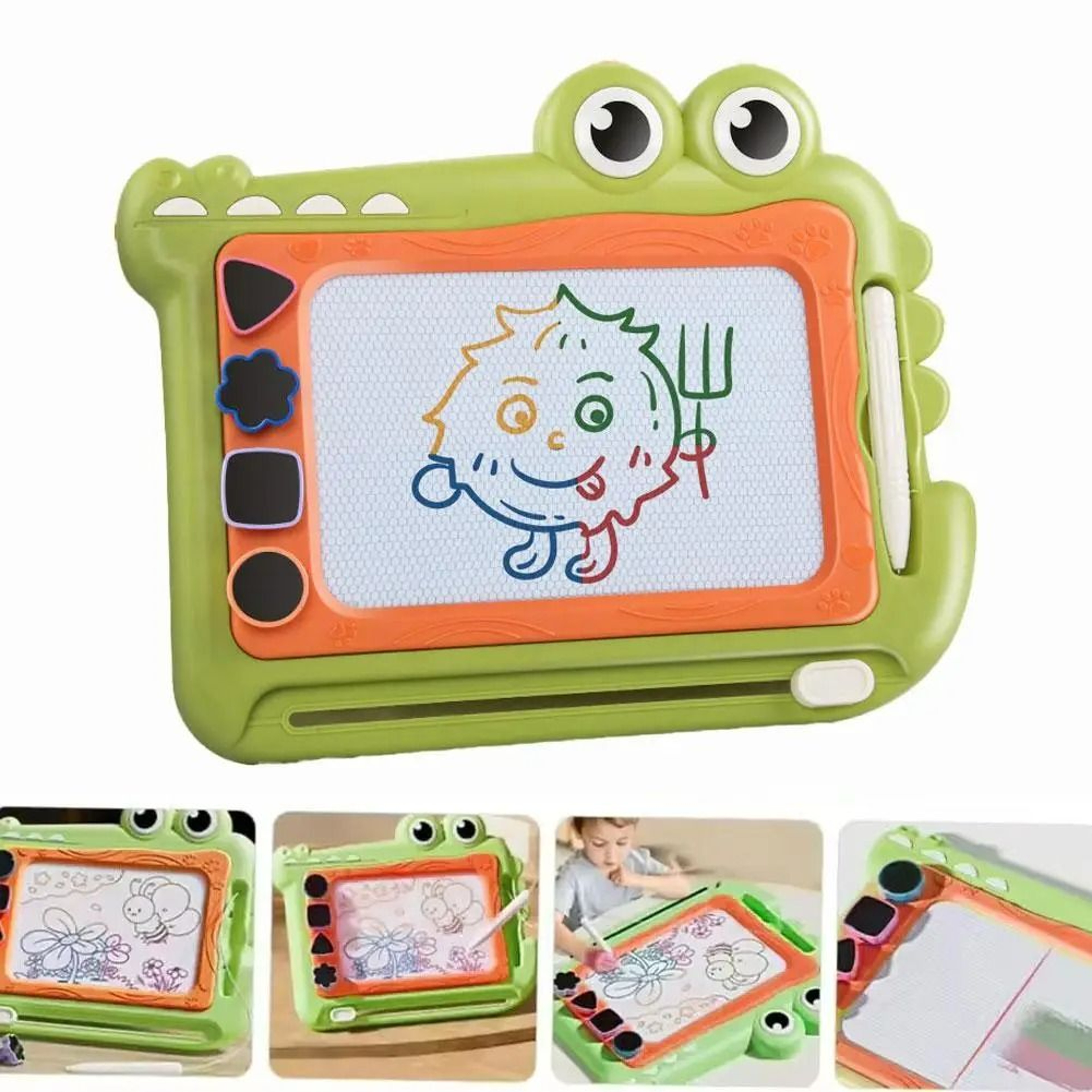 Kids Magnetic Drawing Board Montessori Doodle Toy 6
