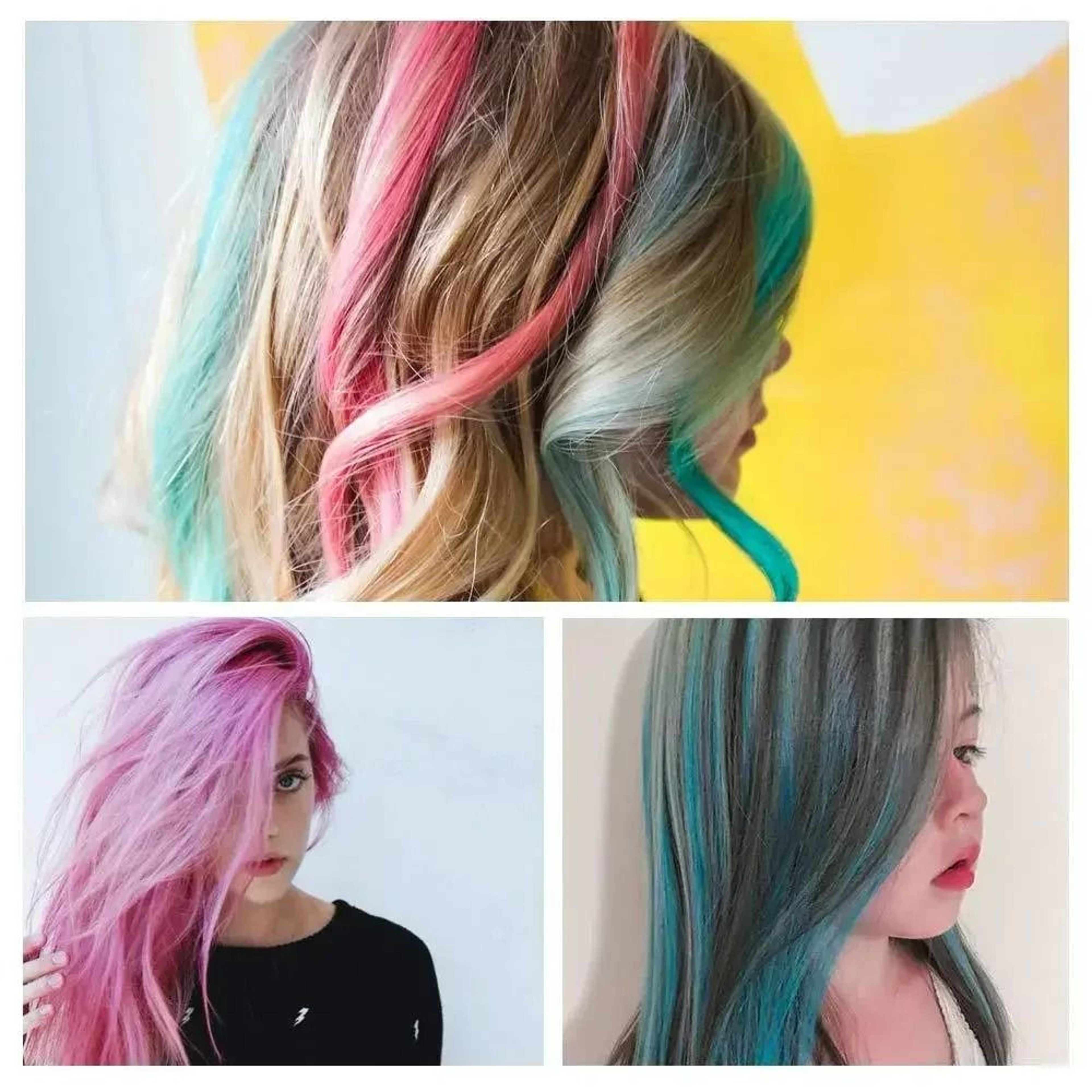 Temporary Hair Dye Chalk Comb 6