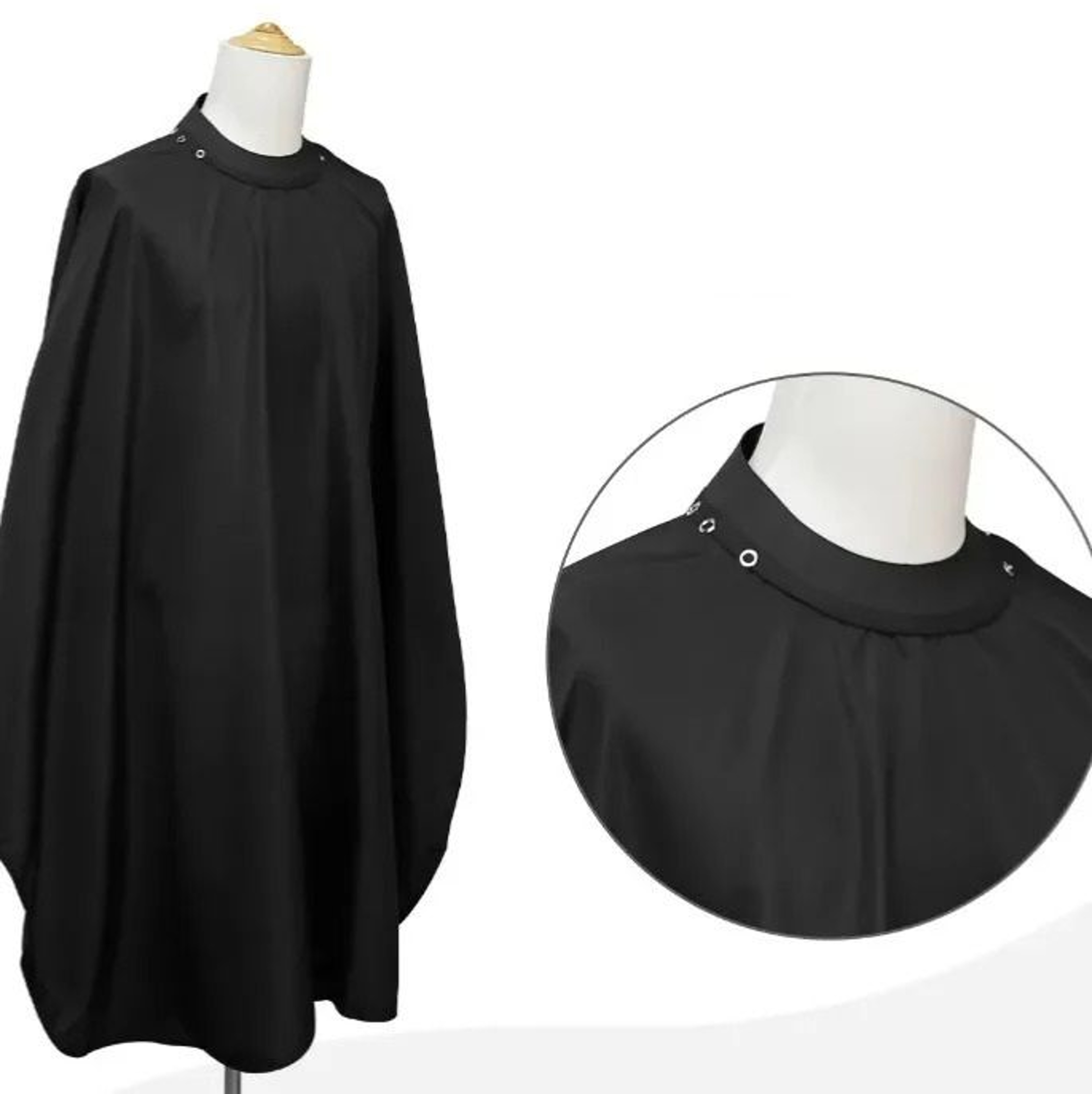 Silicone Cutting Collar Waterproof Barber Cape 0