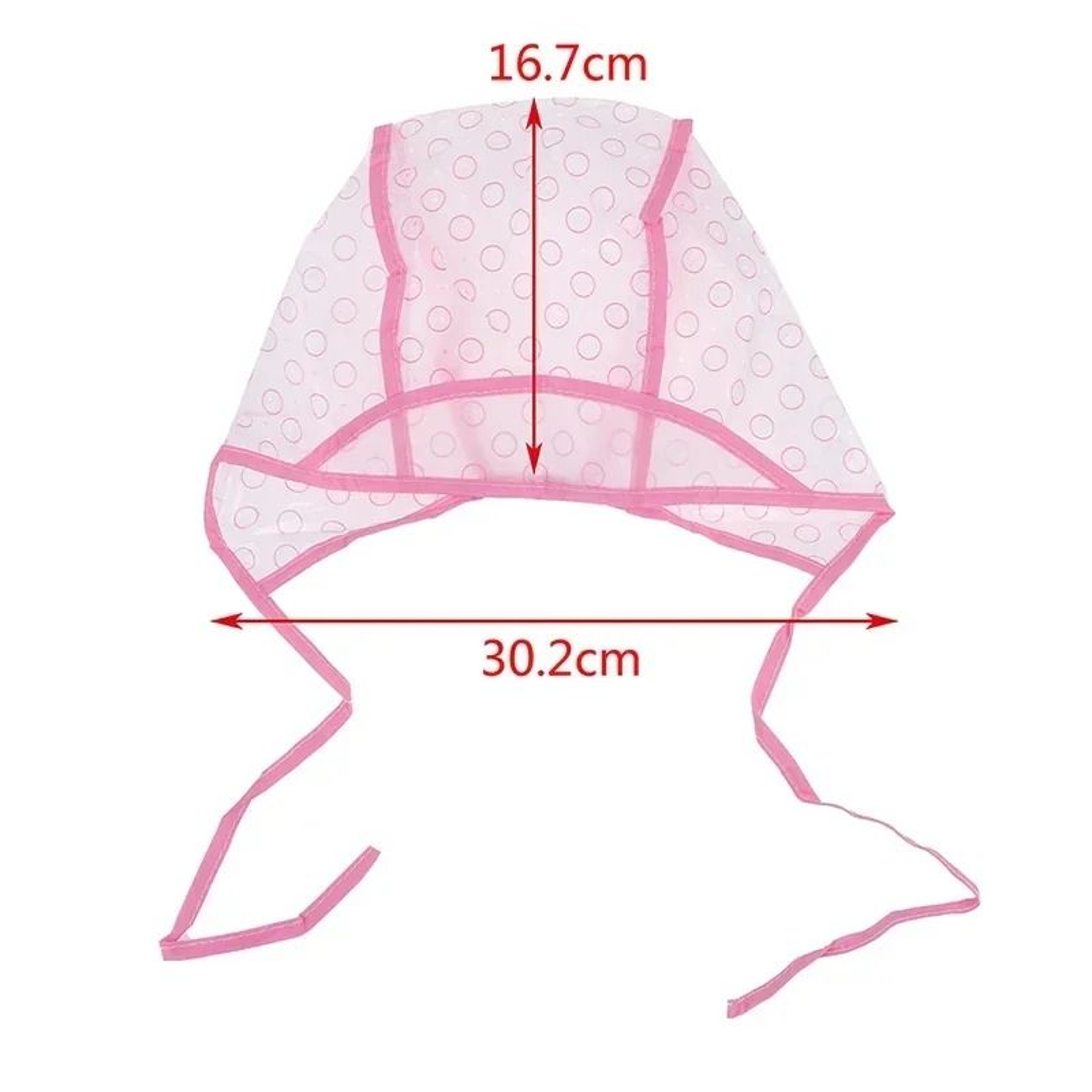 Professional Hair Highlighting Dye Cap With Metal Hook 7
