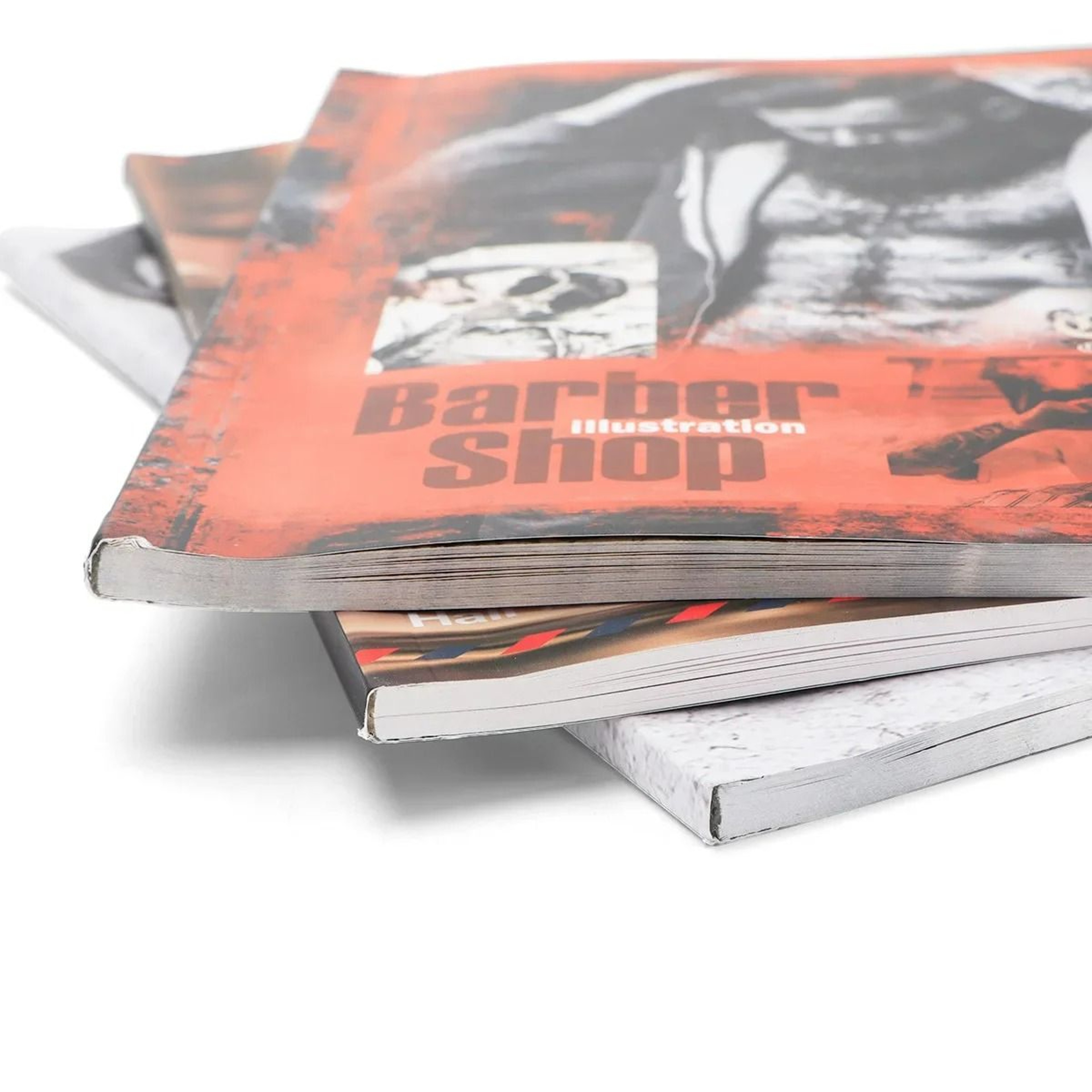 Barbershop Hairdressing Design Illustration Magazine Album 5