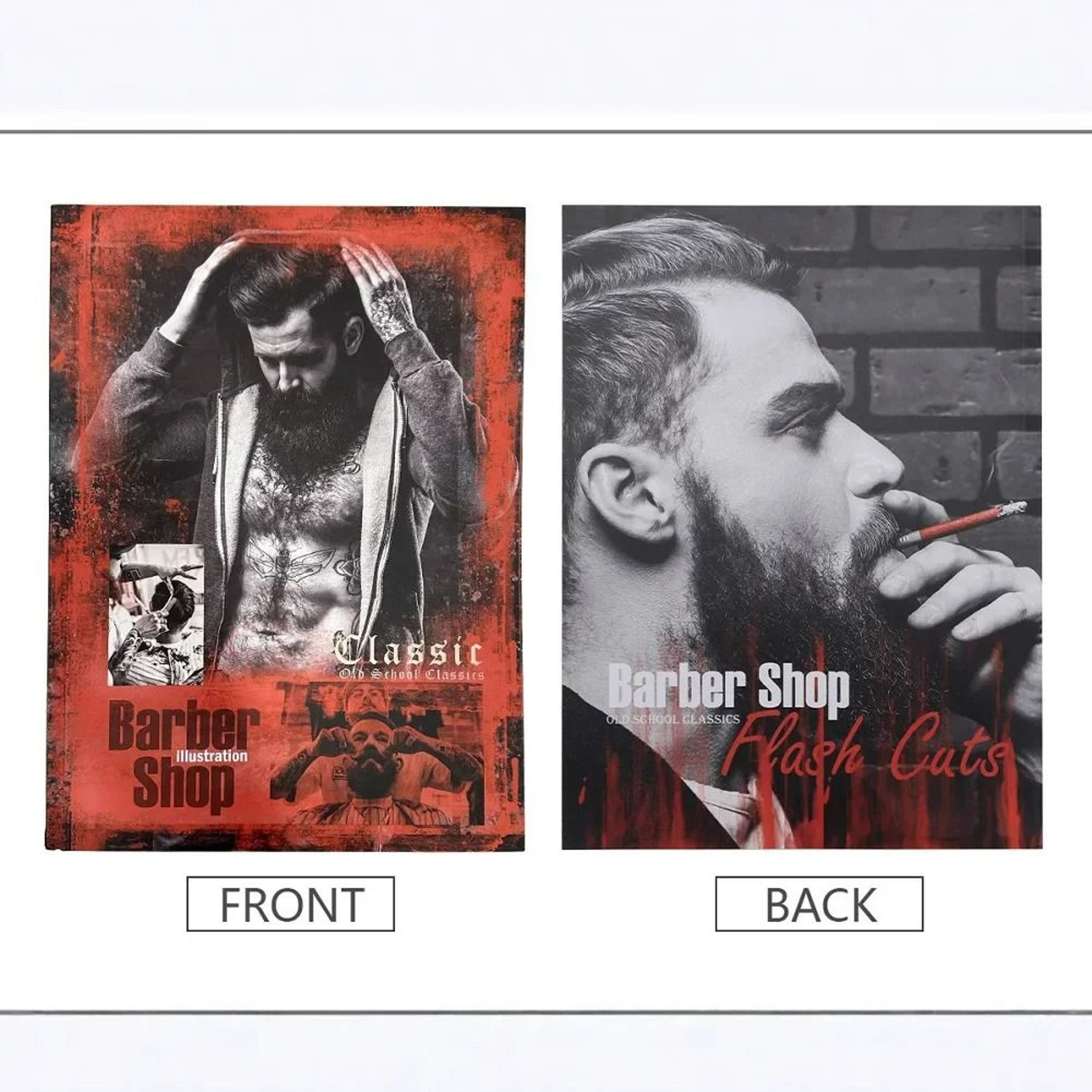 Barbershop Hairdressing Design Illustration Magazine Album 6
