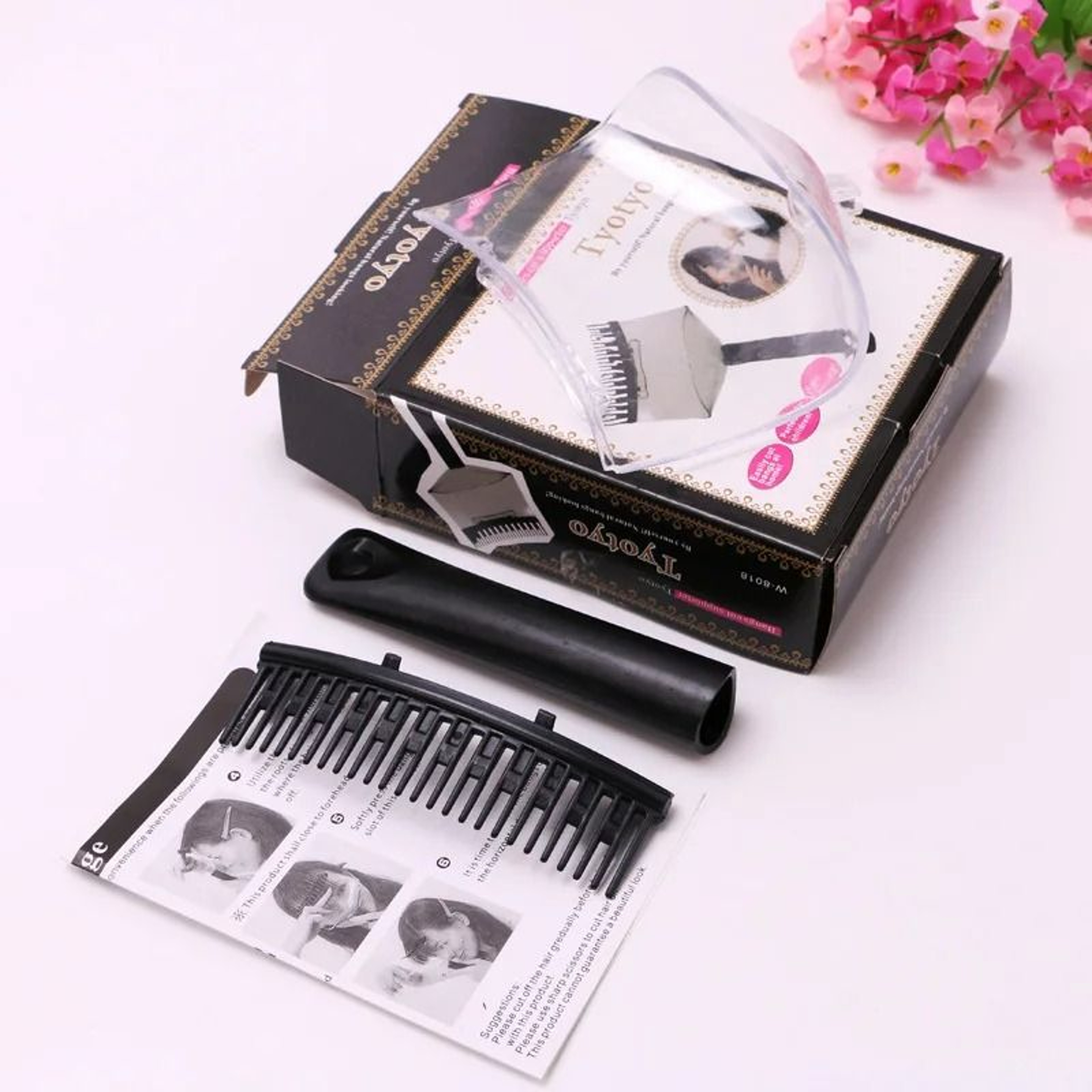 Barber Professional Bangs Cutting And Straightening Comb 4