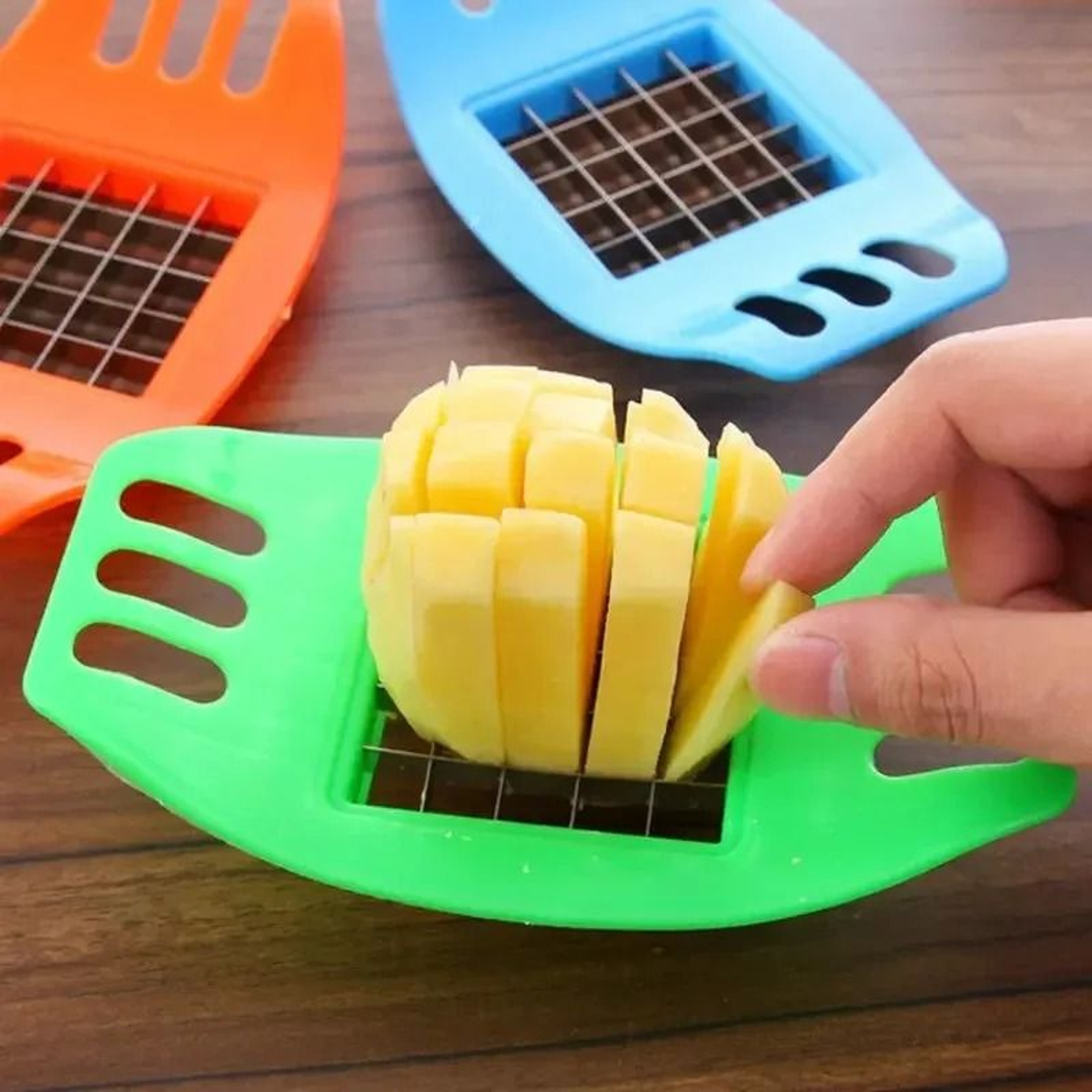 Stainless Steel French Fry Cutter And Potato Slicer 1