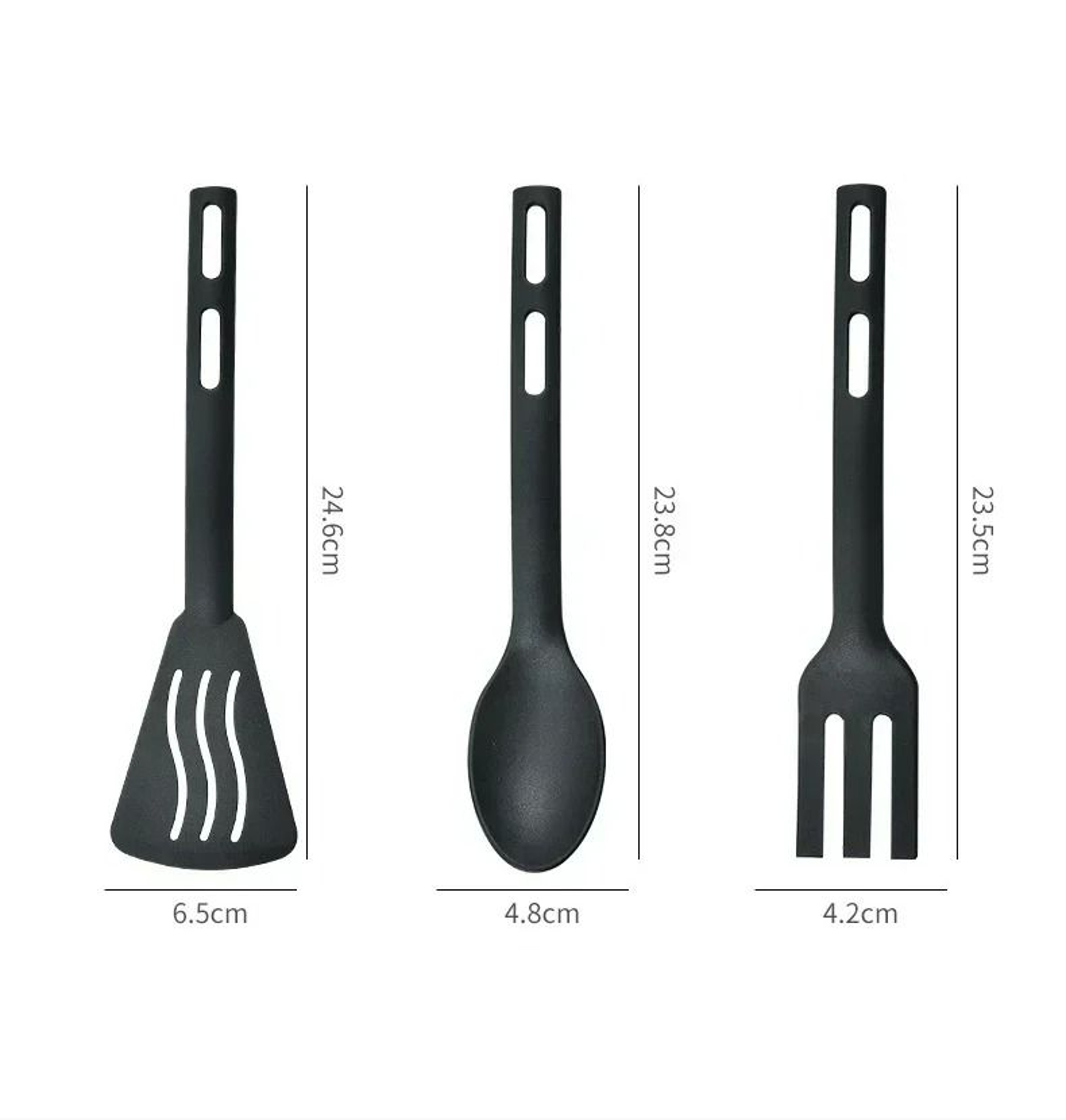 3Piece NonStick Nylon Kitchen Utensil Set 5
