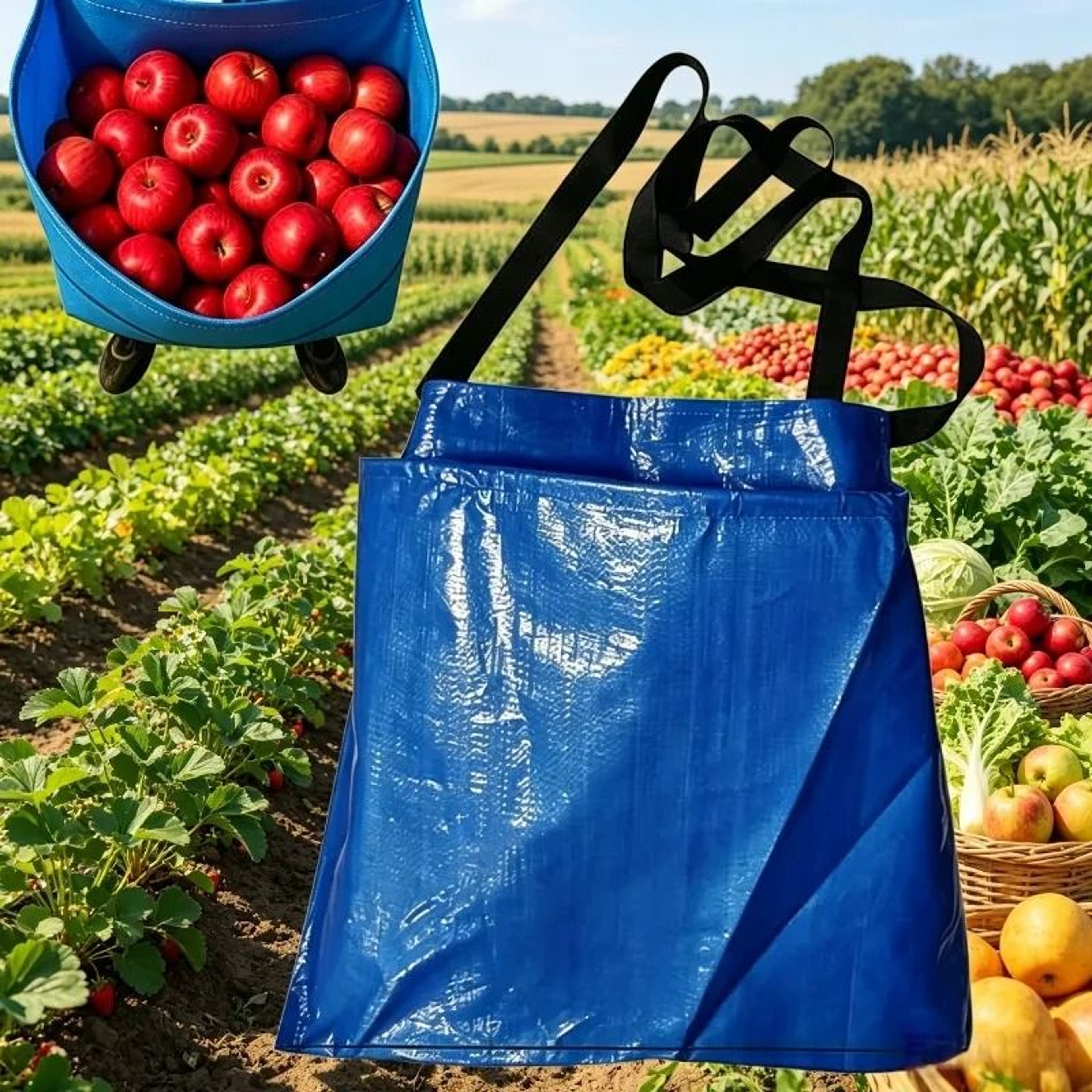 HandsFree Garden Fruit And Vegetable Harvesting Apron 4
