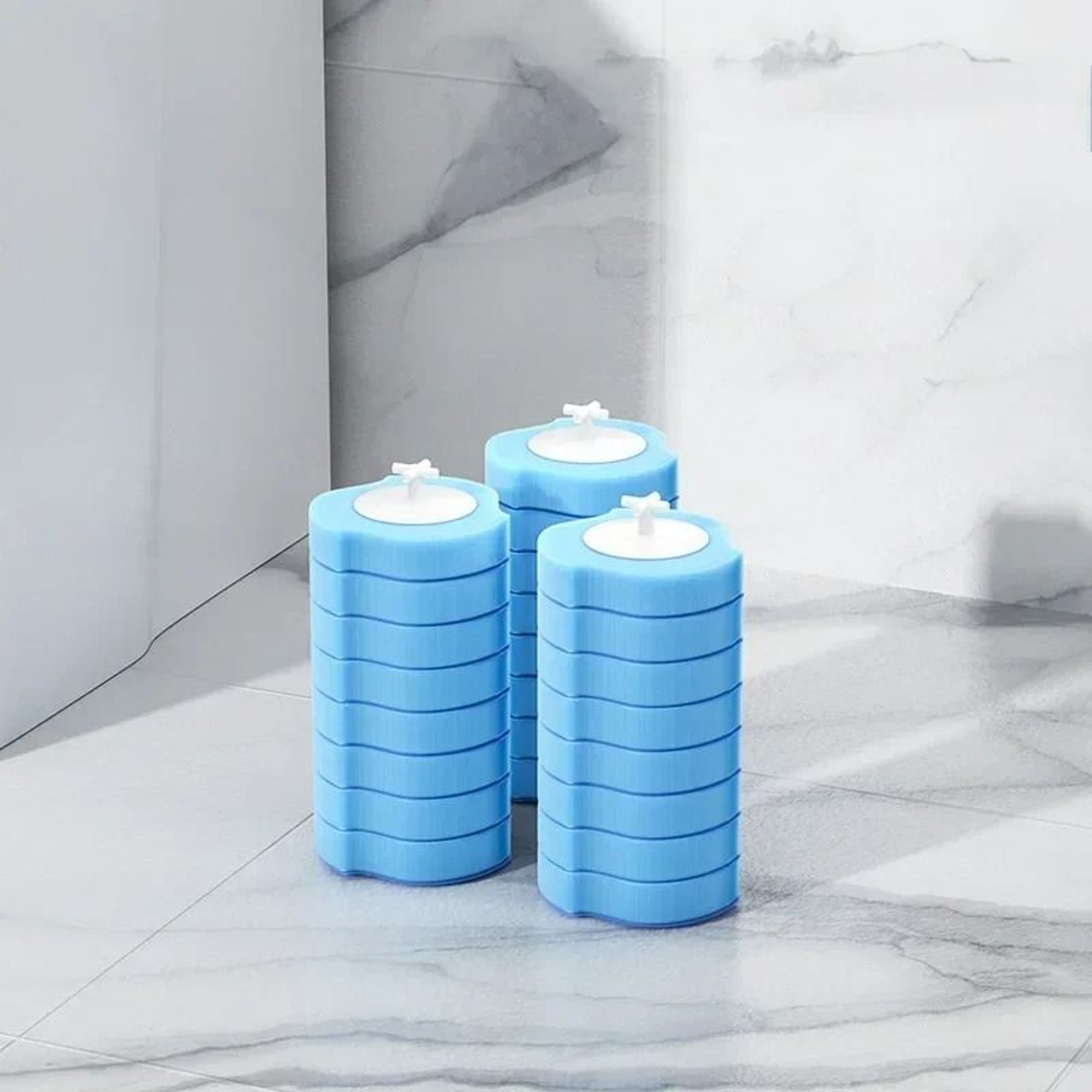 Disposable Toilet Brush With Replacement Sponge Heads 6