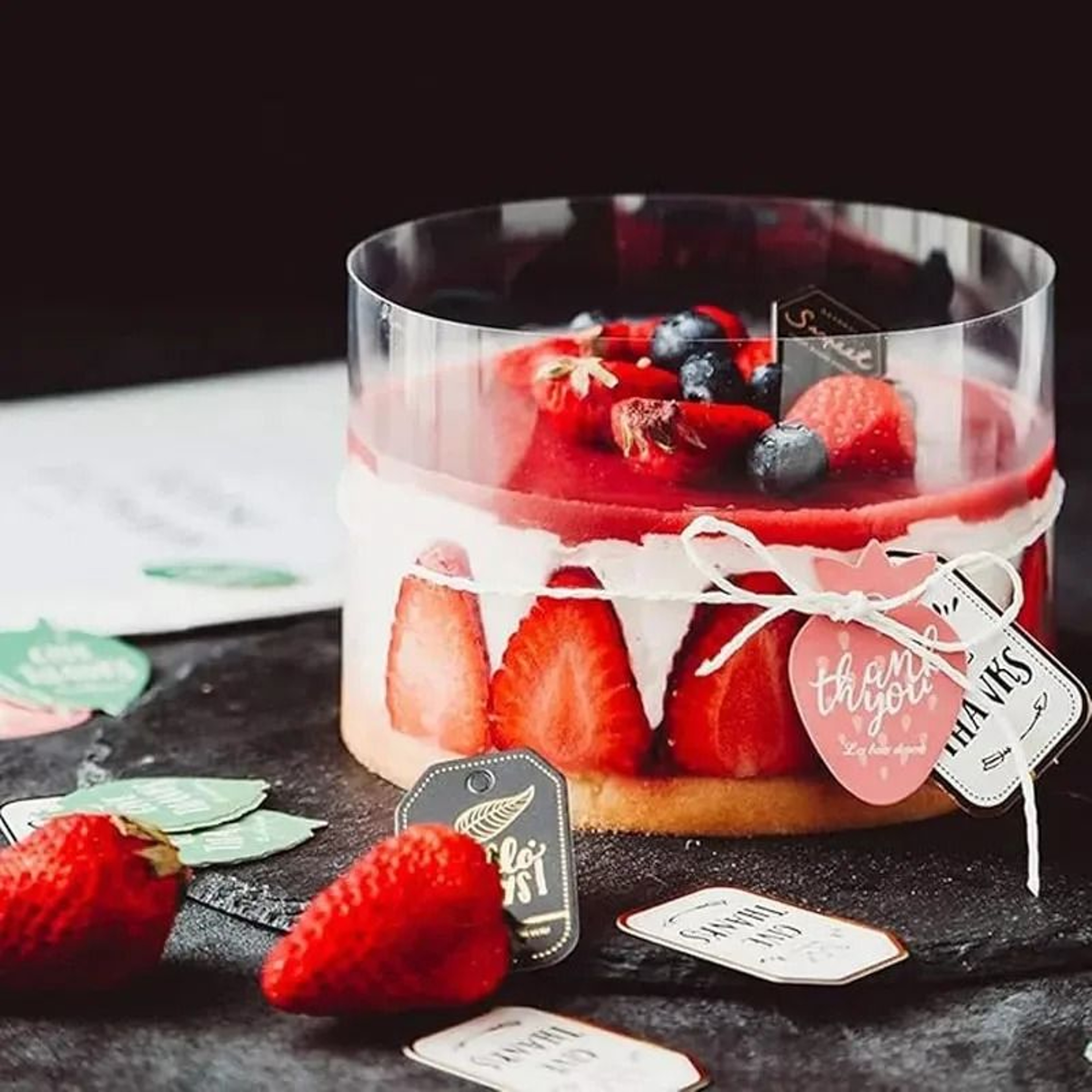 Transparent Acetate Cake Collar Roll For Mousse And Baking Decorating 2