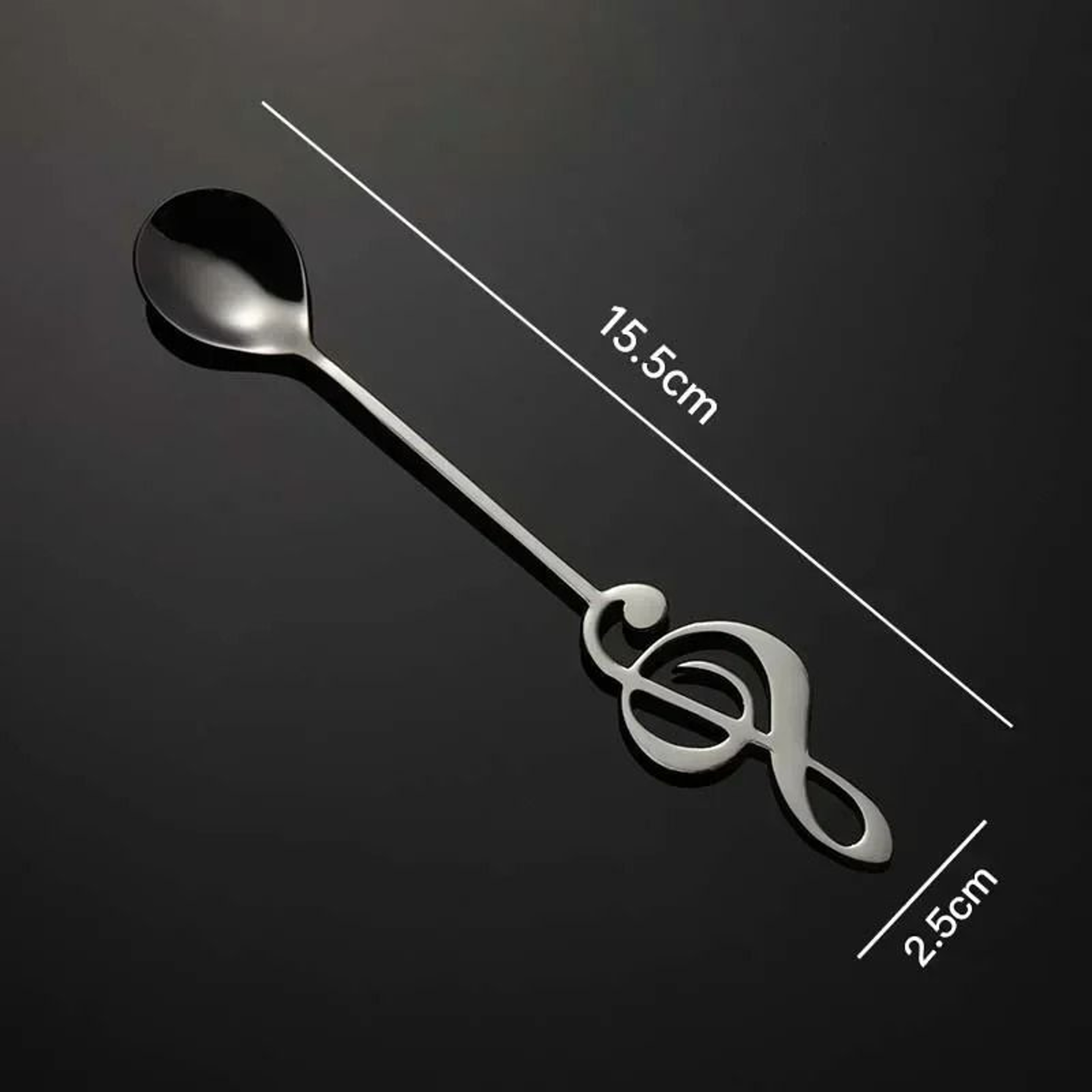 Musical Note Stainless Steel Teaspoon And Coffee Spoon 5