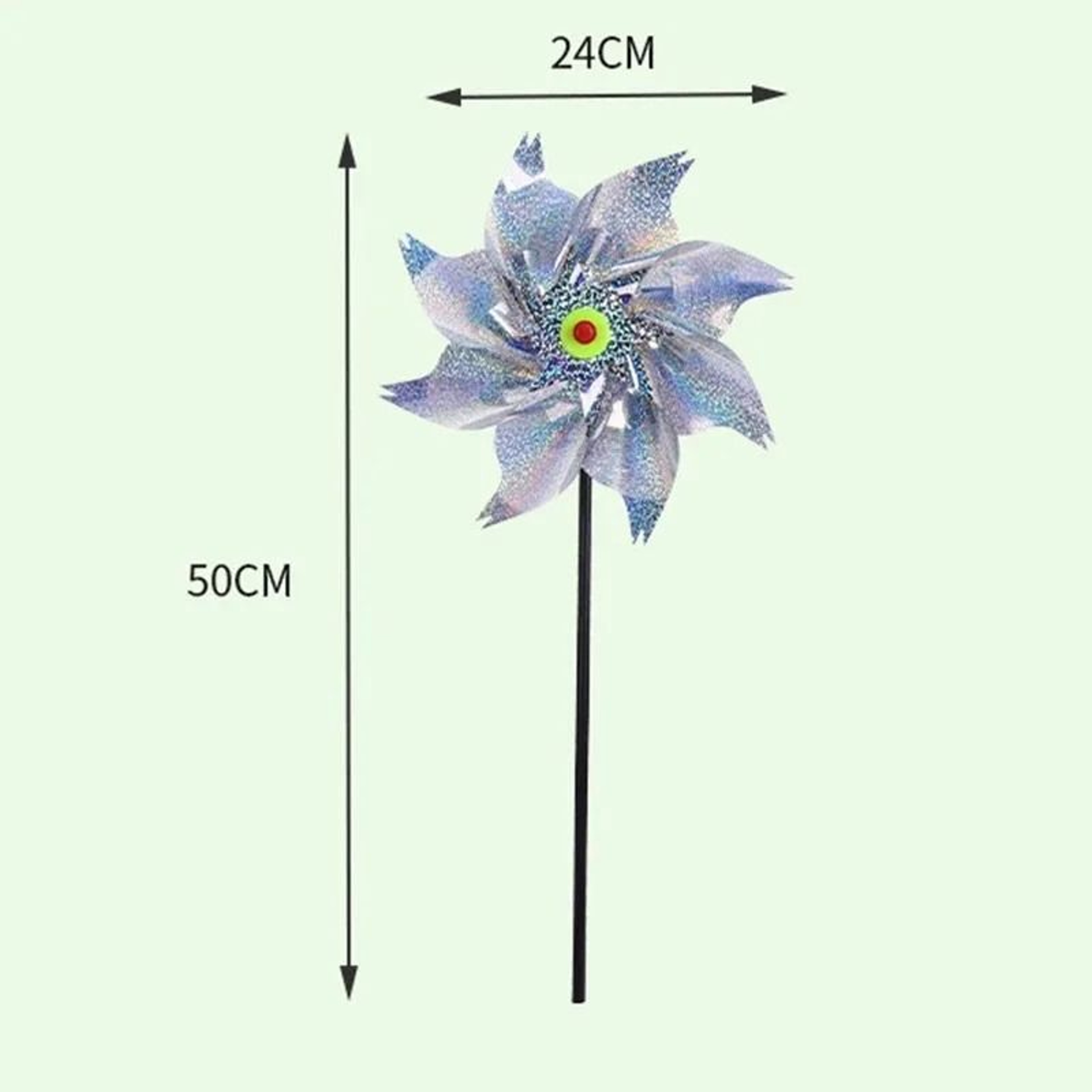 Reflective Bird Repellent Pinwheel Windmill 5