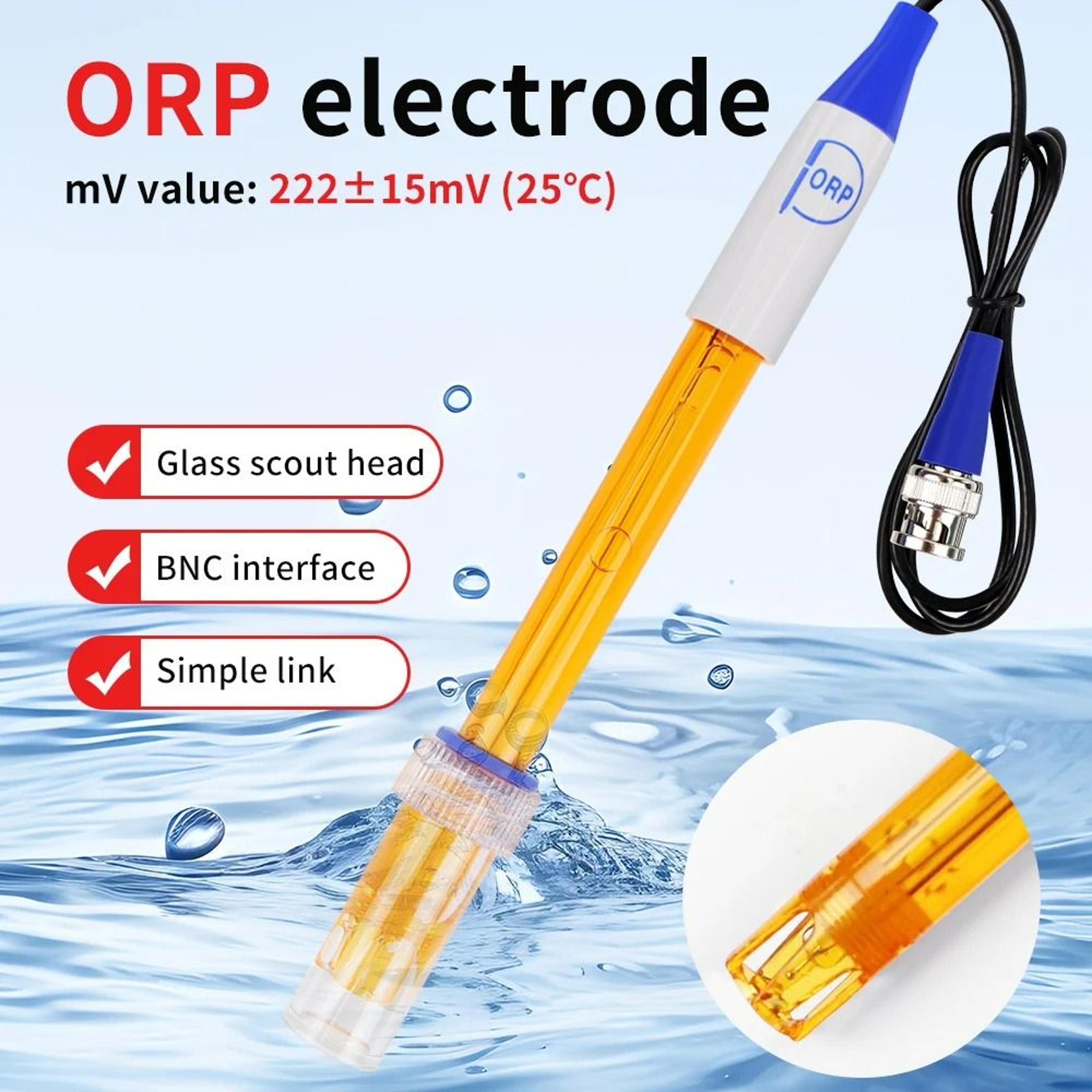 Replacement Water Quality Test Probe With BNC Connector 3