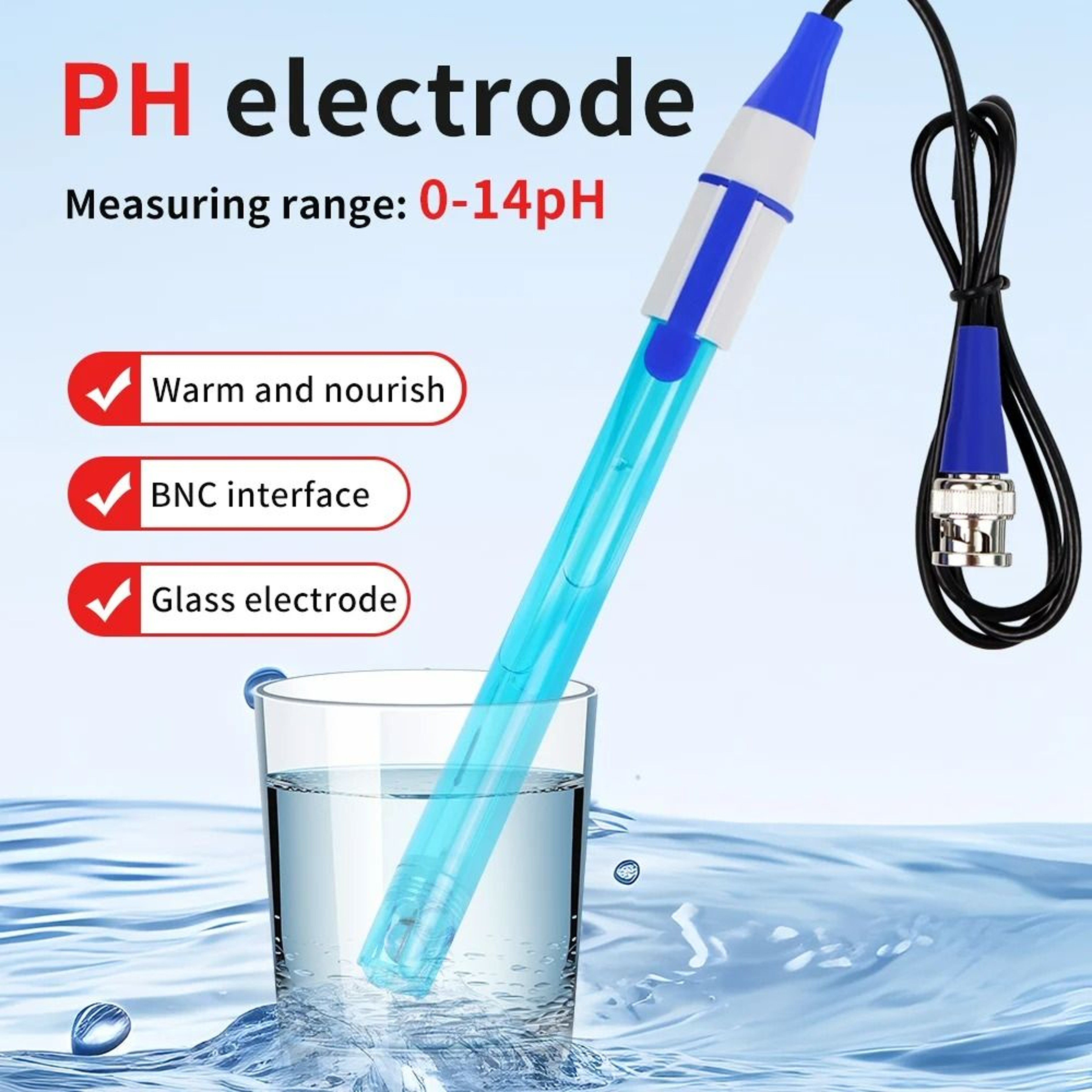 Replacement Water Quality Test Probe With BNC Connector 1
