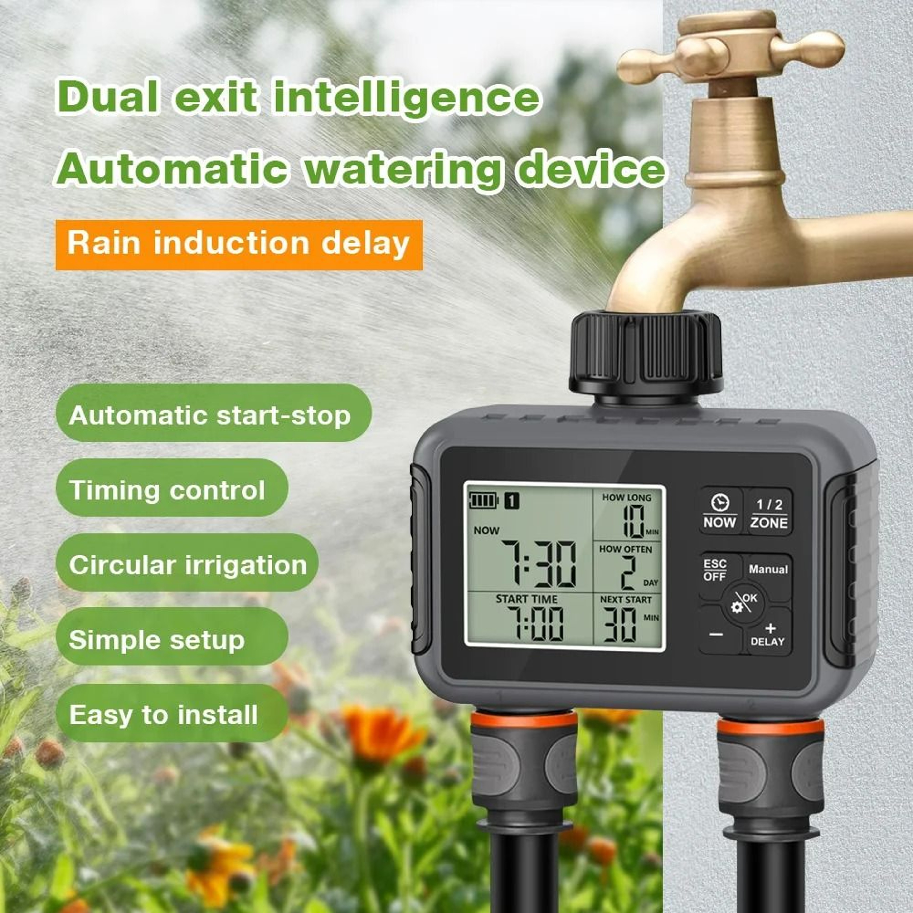 Automatic Water Hose Timer For Garden Irrigation 0