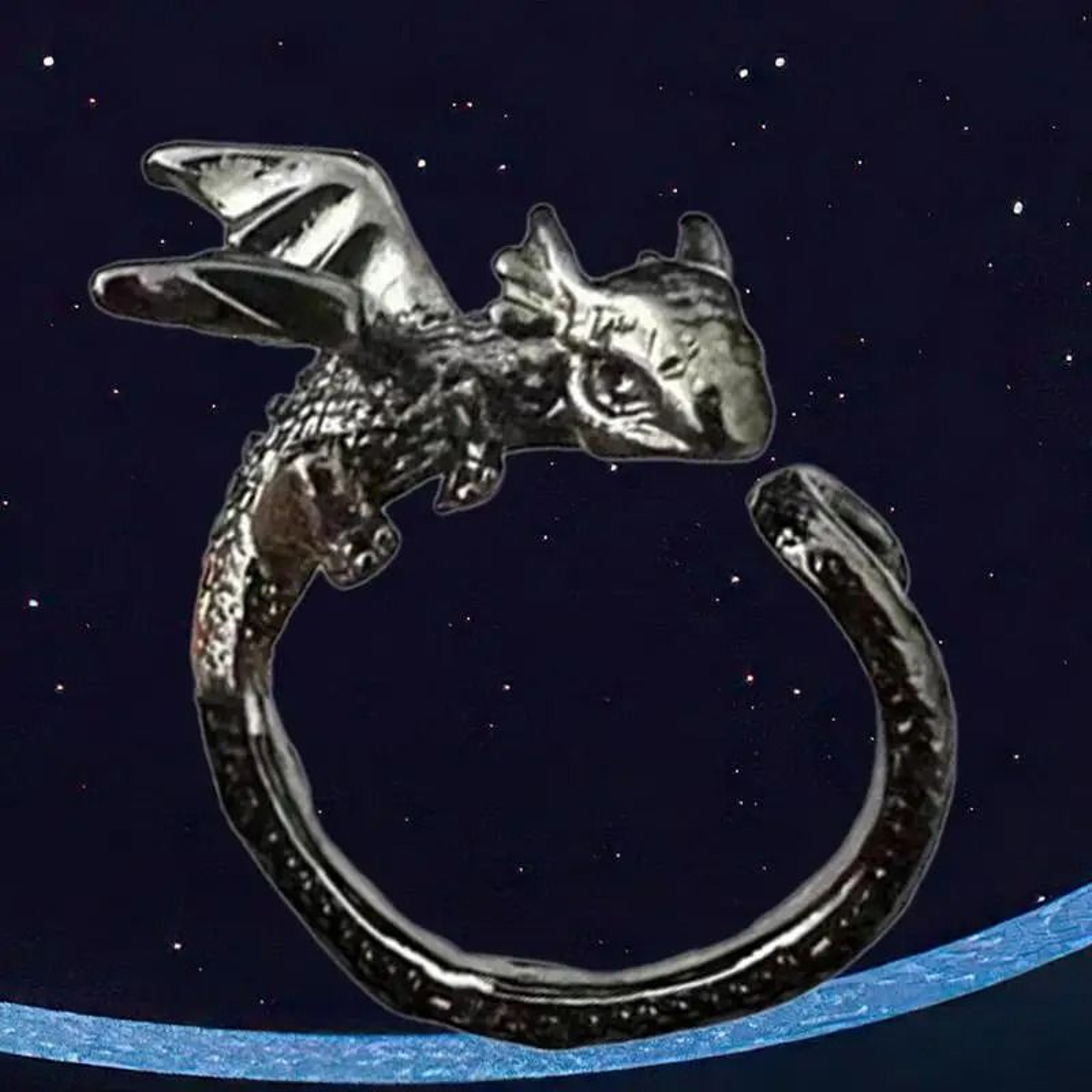 Dragon Adjustable Knitting And Crochet Tension Ring 5
