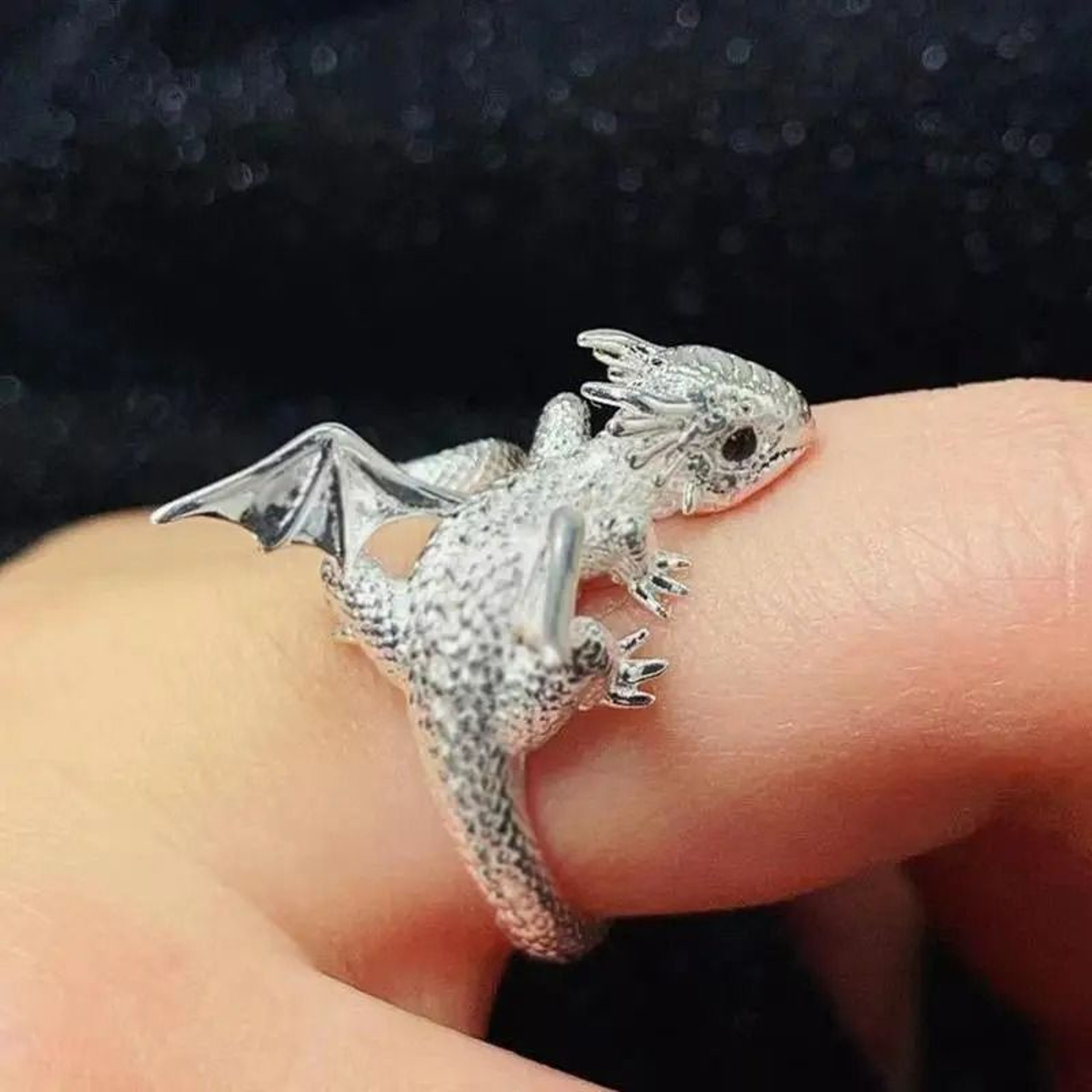 Dragon Adjustable Knitting And Crochet Tension Ring 4