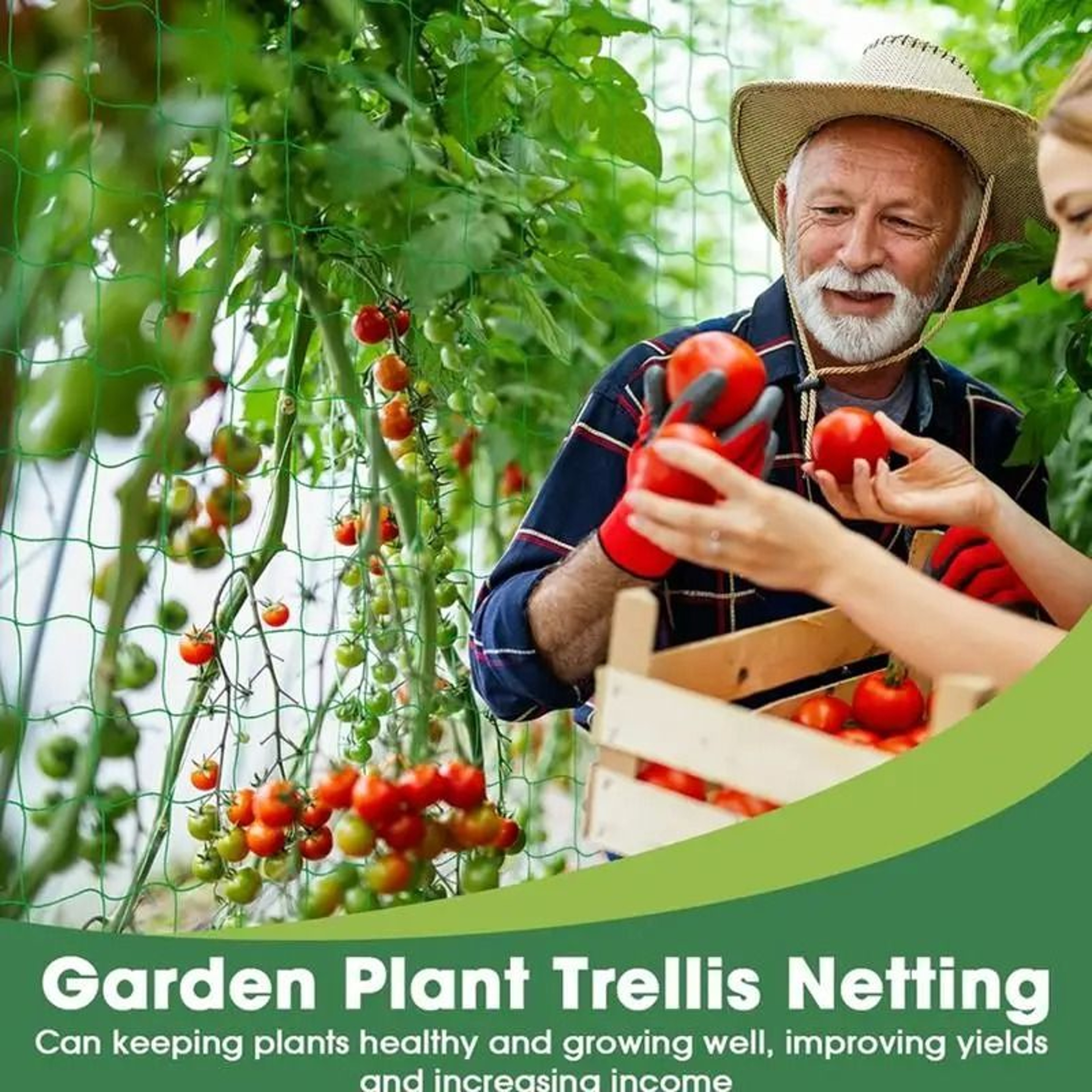 HeavyDuty Polyester Garden Trellis Netting 2