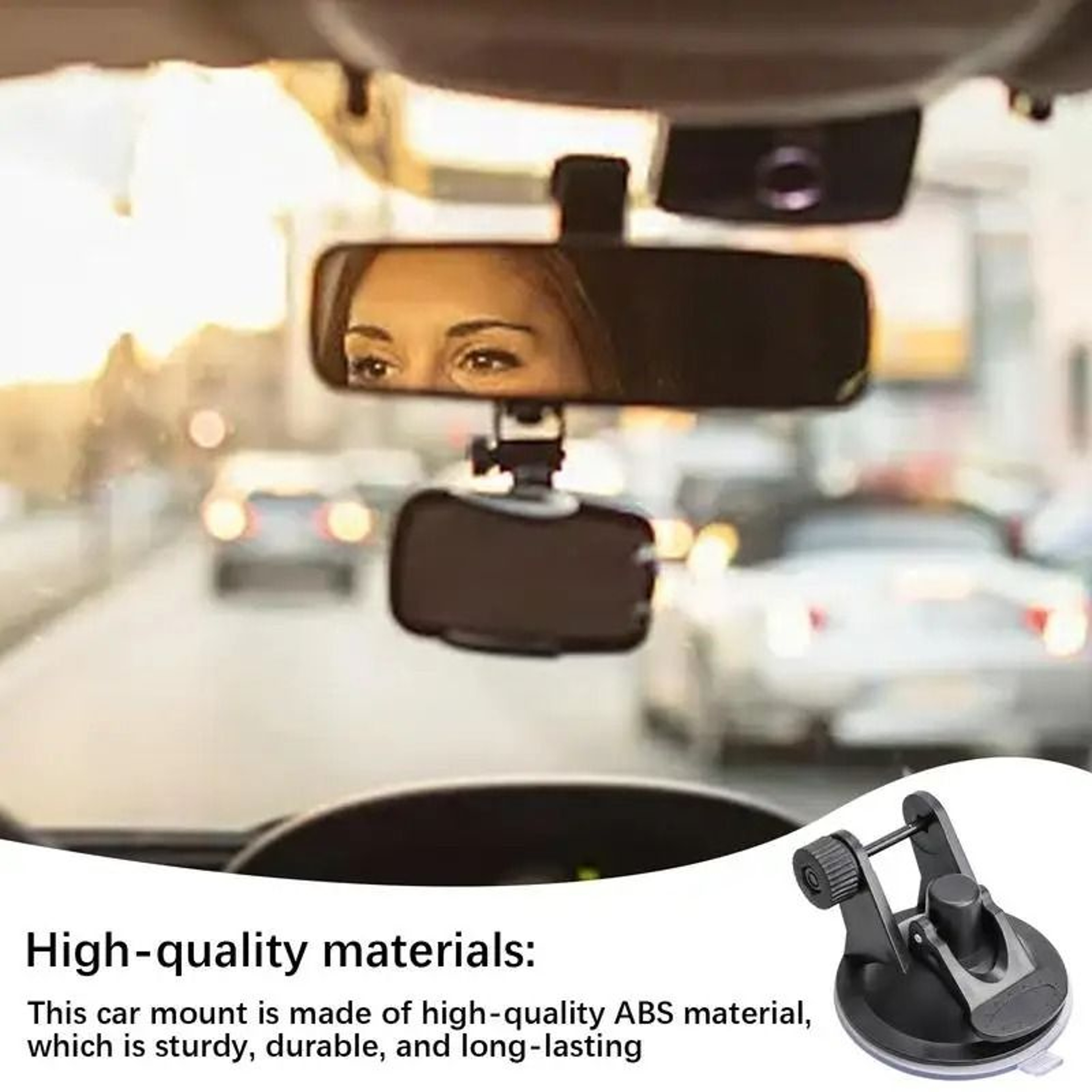 Universal Suction Cup Dash Camera Car Mount 4