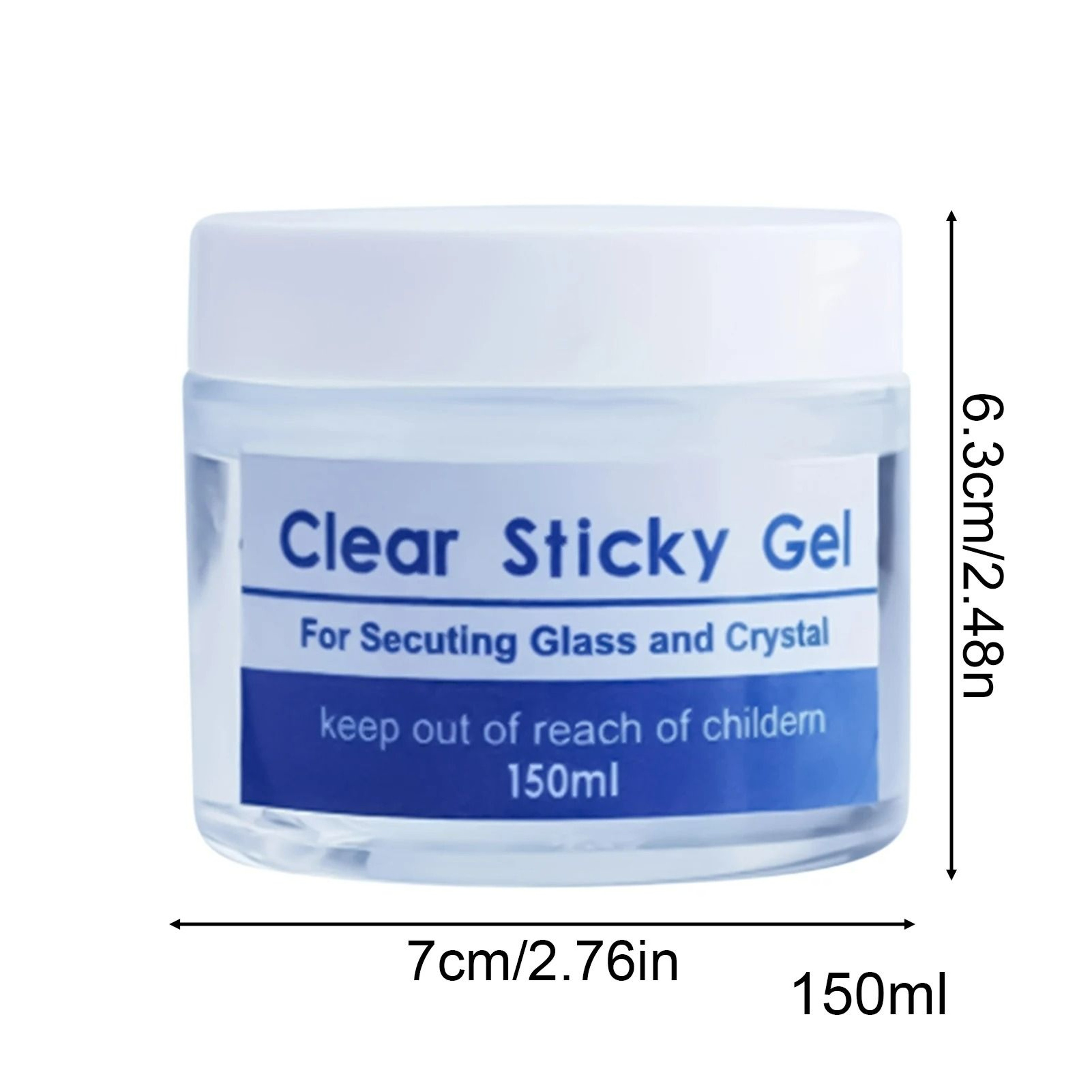 Clear Gel Wax Museum Adhesive Putty 7