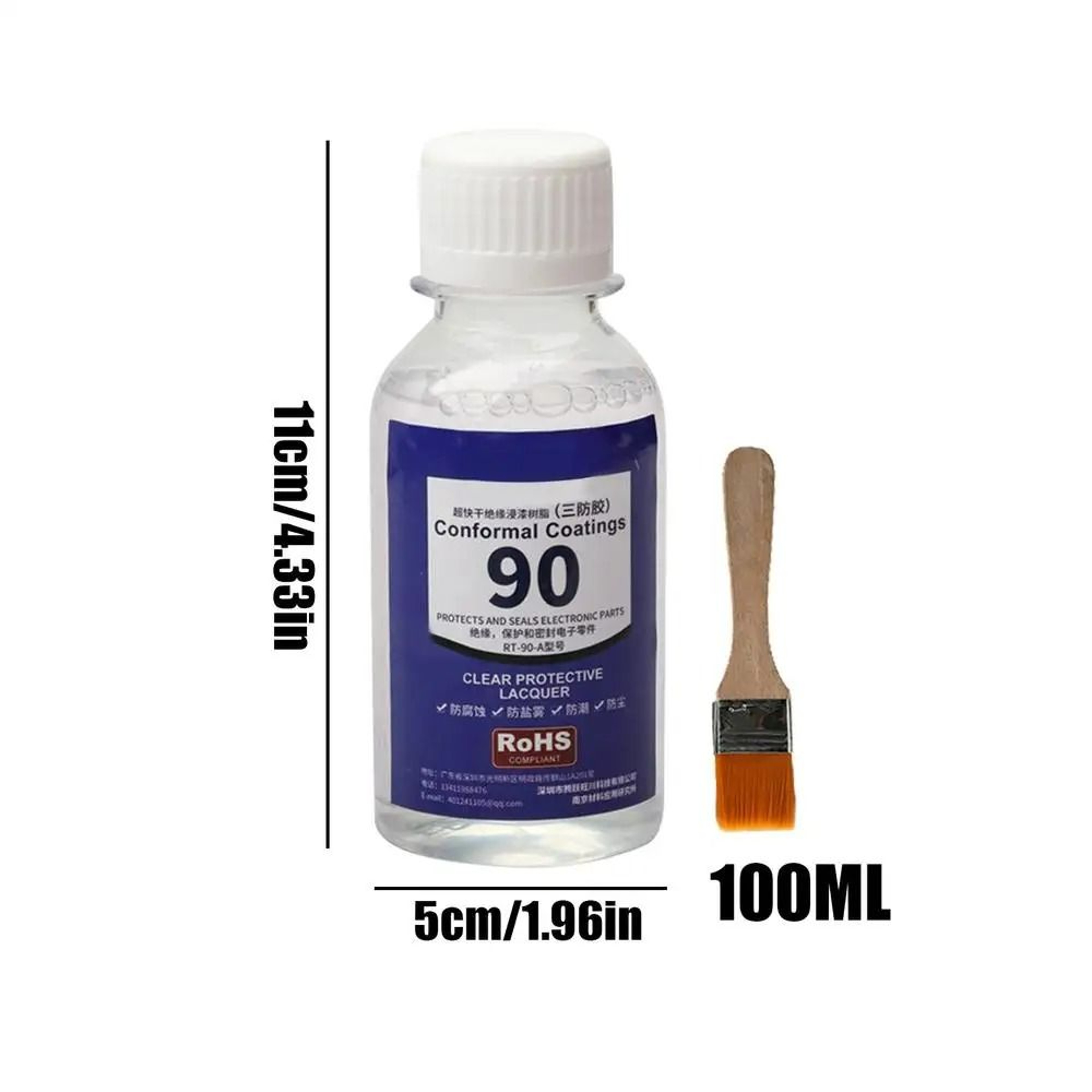 Clear Waterproof Circuit Board Conformal Coating Spray 6