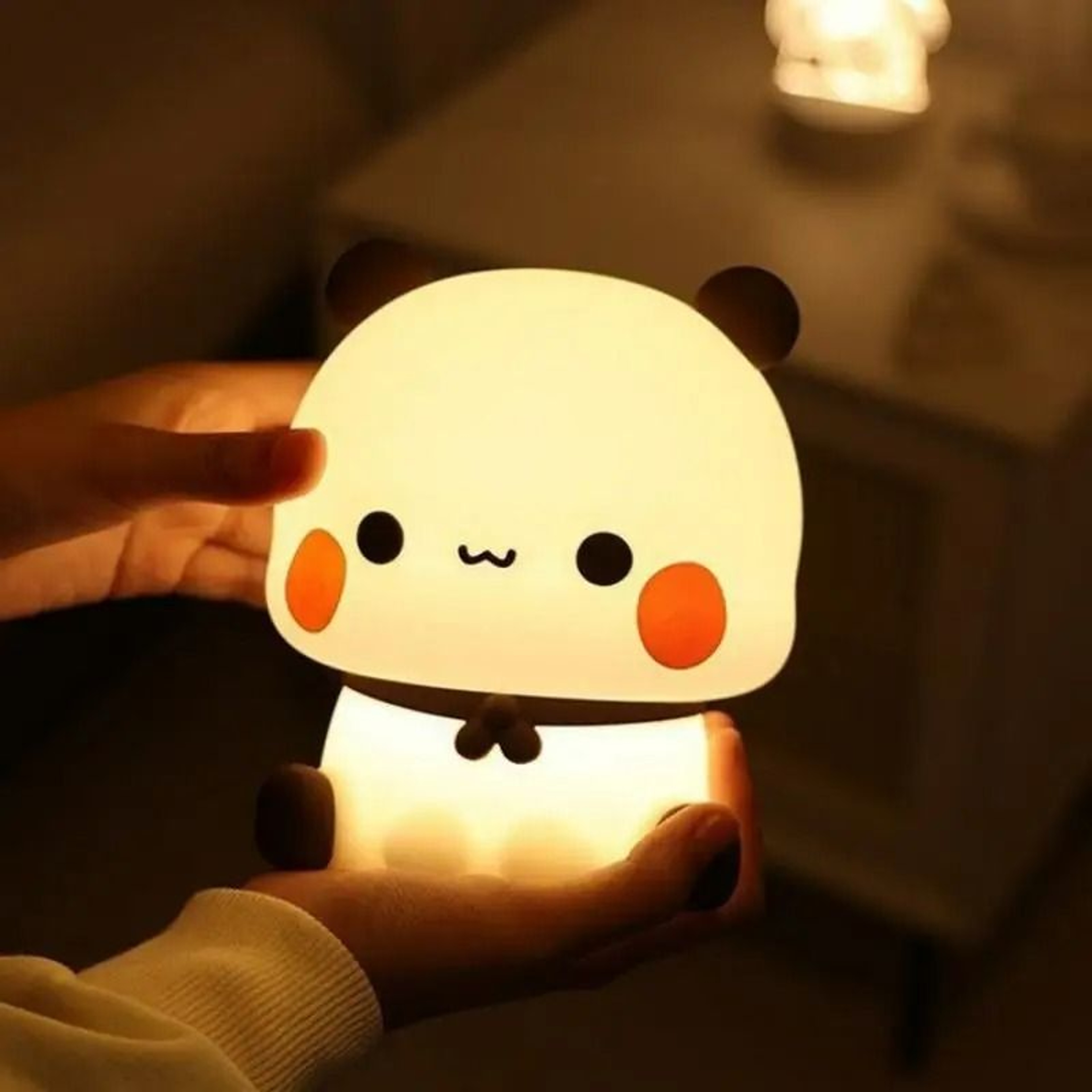 Dimmable Silicone Panda LED Night Light 0