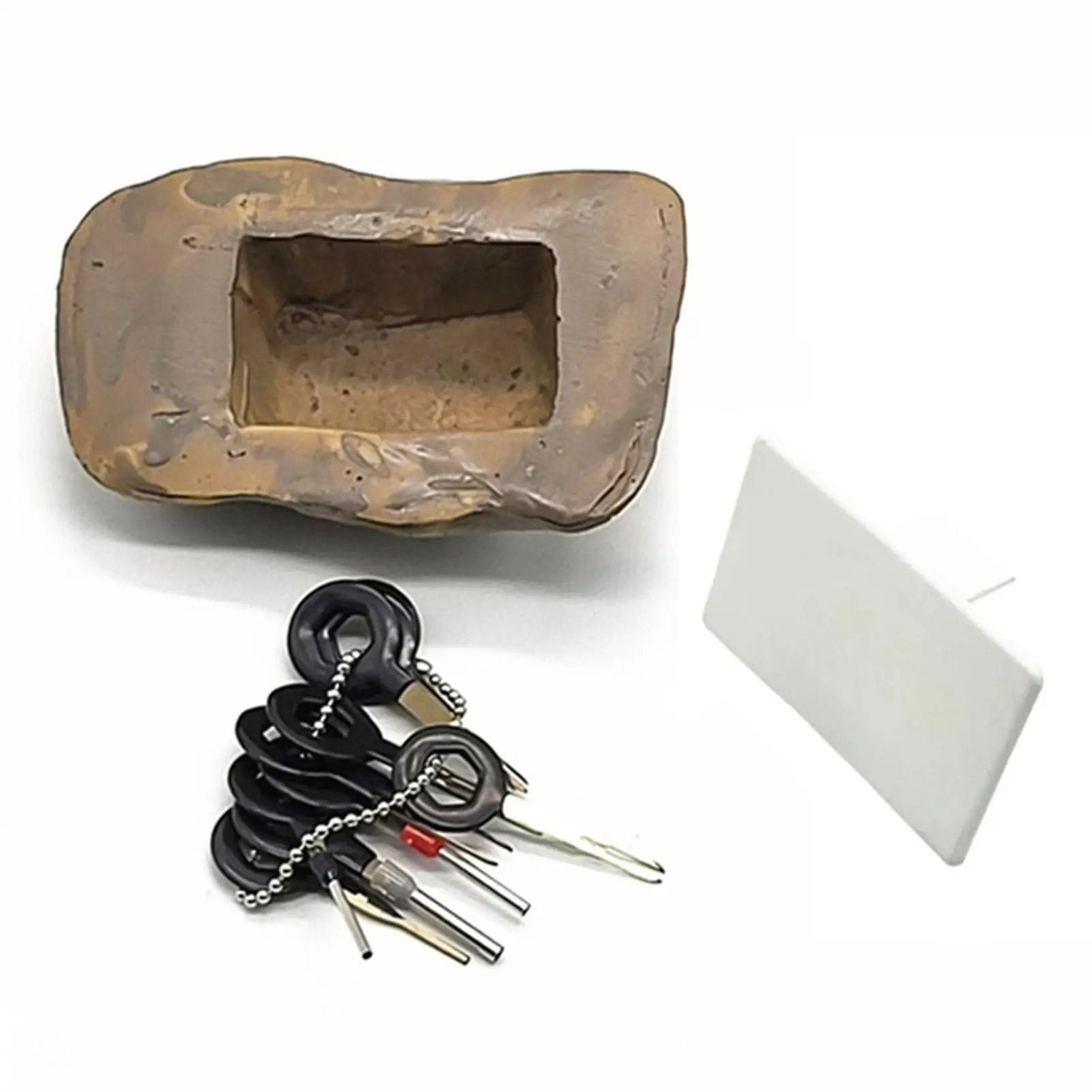 Outdoor Fake Rock Spare Key Hideaway Safe 5